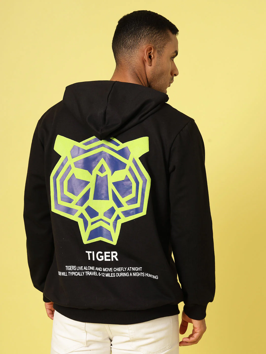Men Oversized Fleece Typography Sweatshirt - Image 4