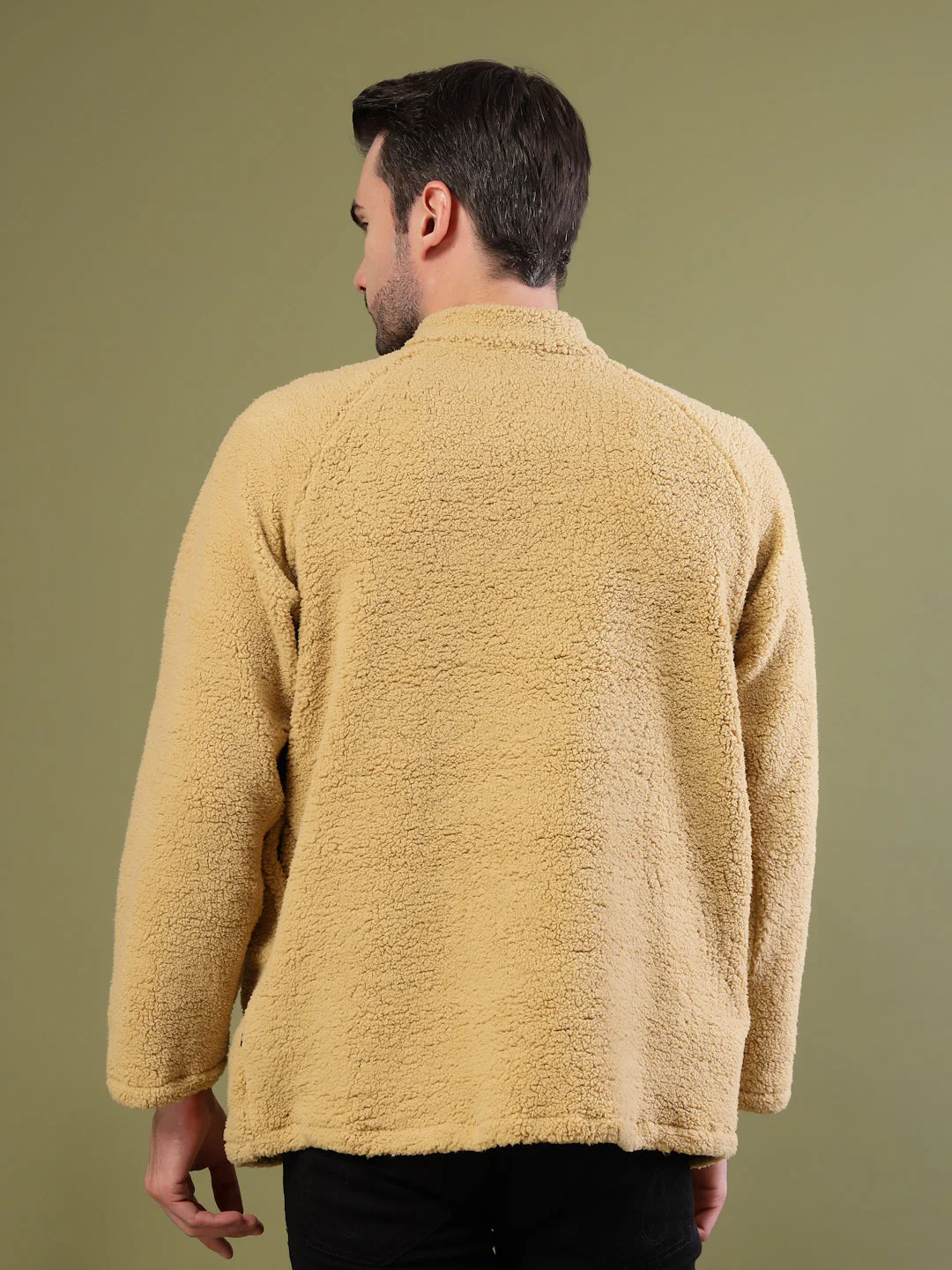 Men Oversized Colorblocked Sweatshirt