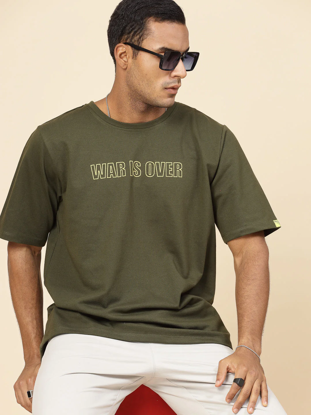Men Oversized War's End Anime Print TShirt - Image 2