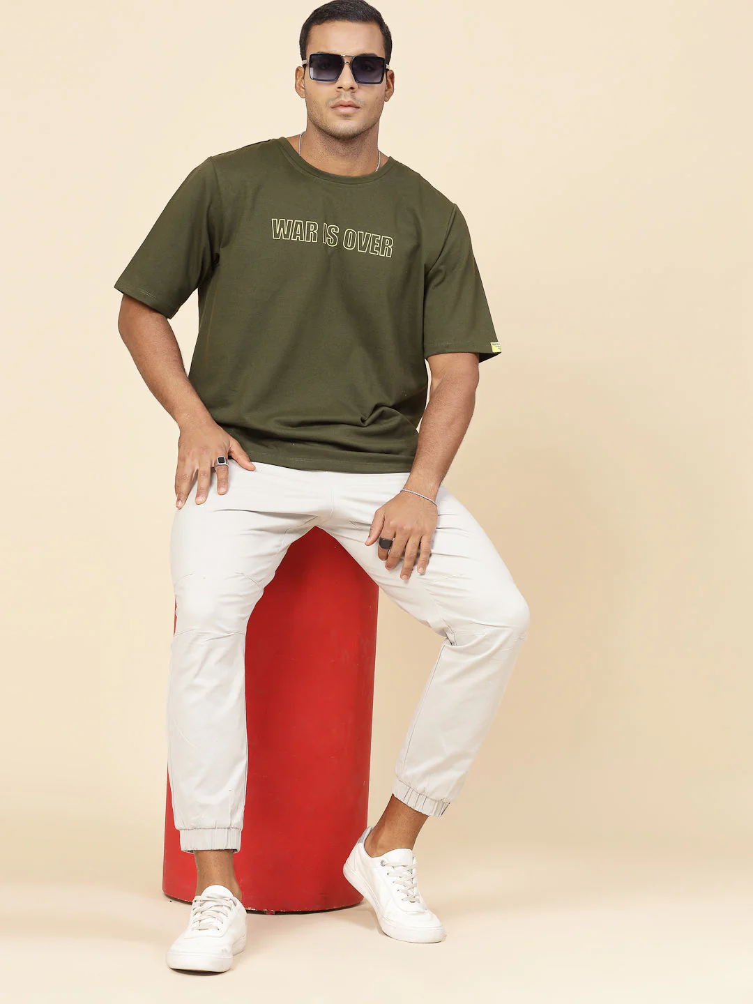 Men Oversized War's End Anime Print TShirt - Image 5