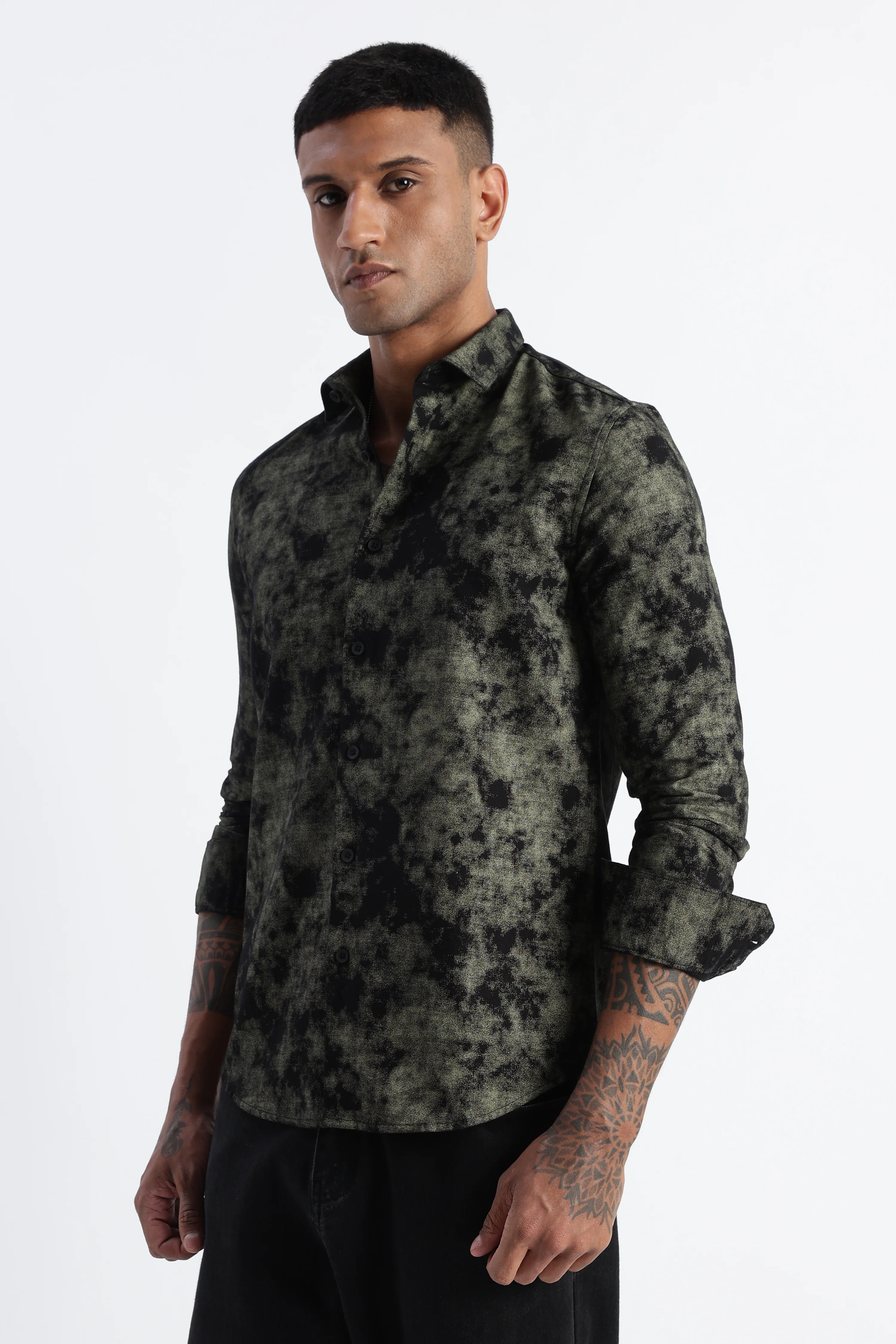 Men Paisley Print Shirt - Image 6
