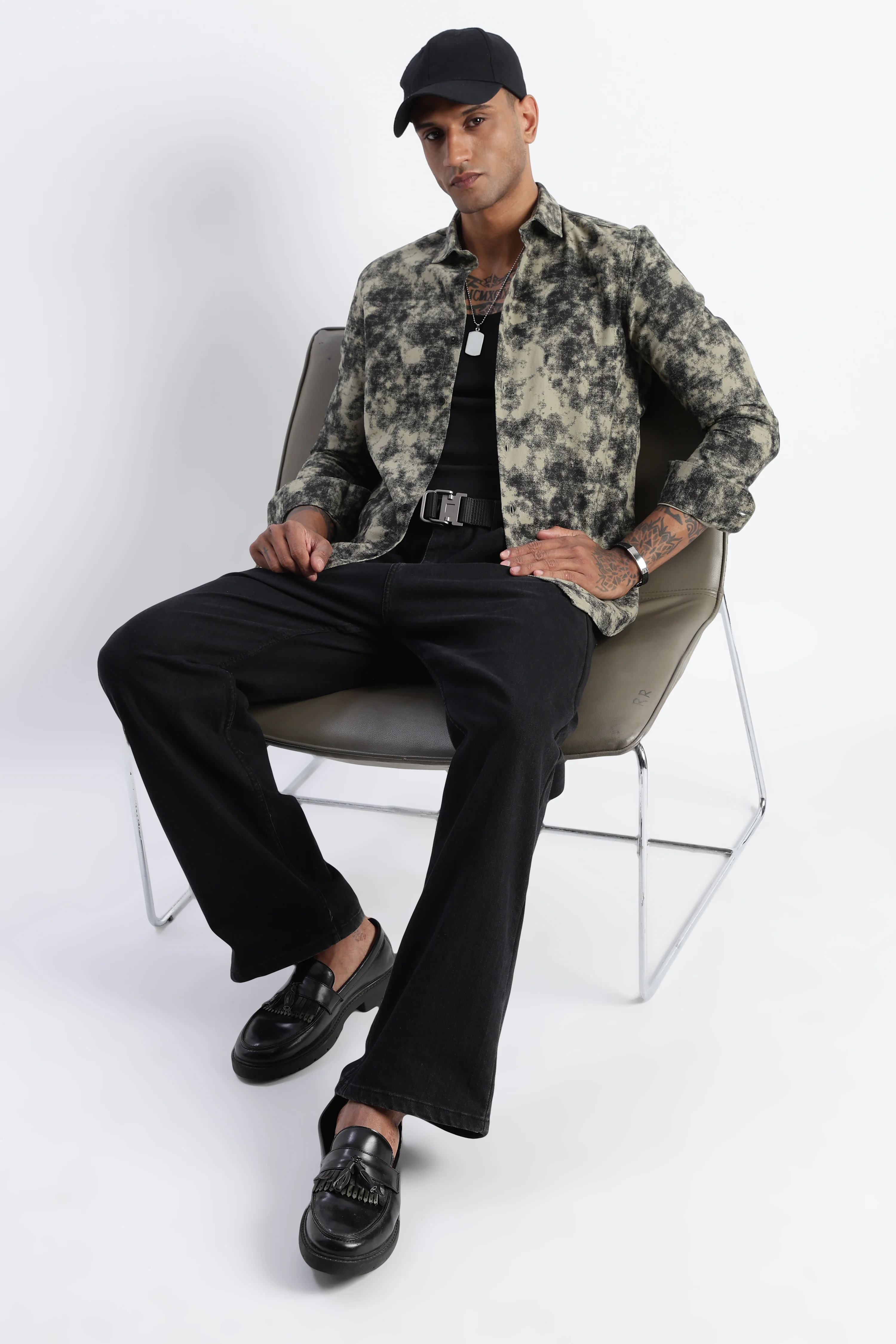 Men Paisley Print Shirt - Image 2
