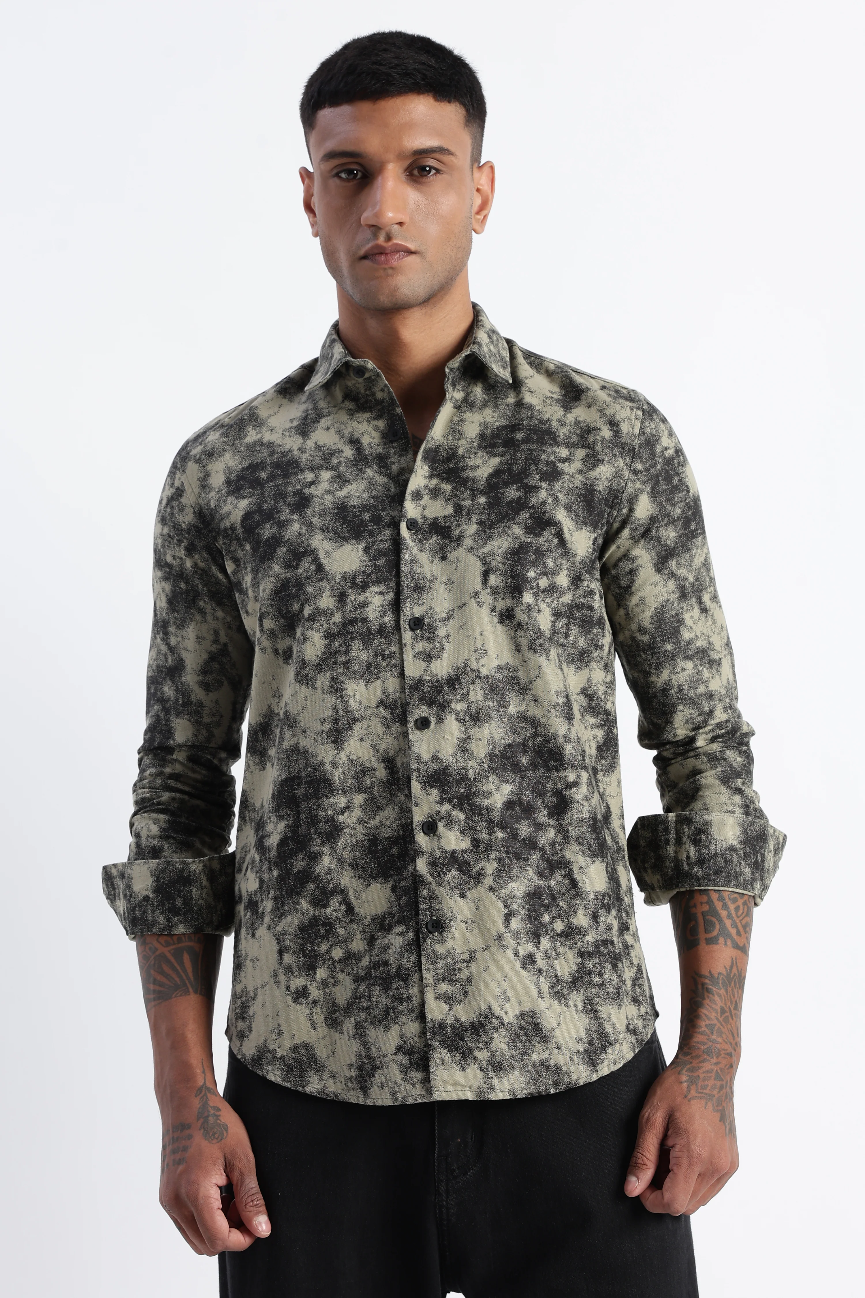 Men Paisley Print Shirt - Image 5