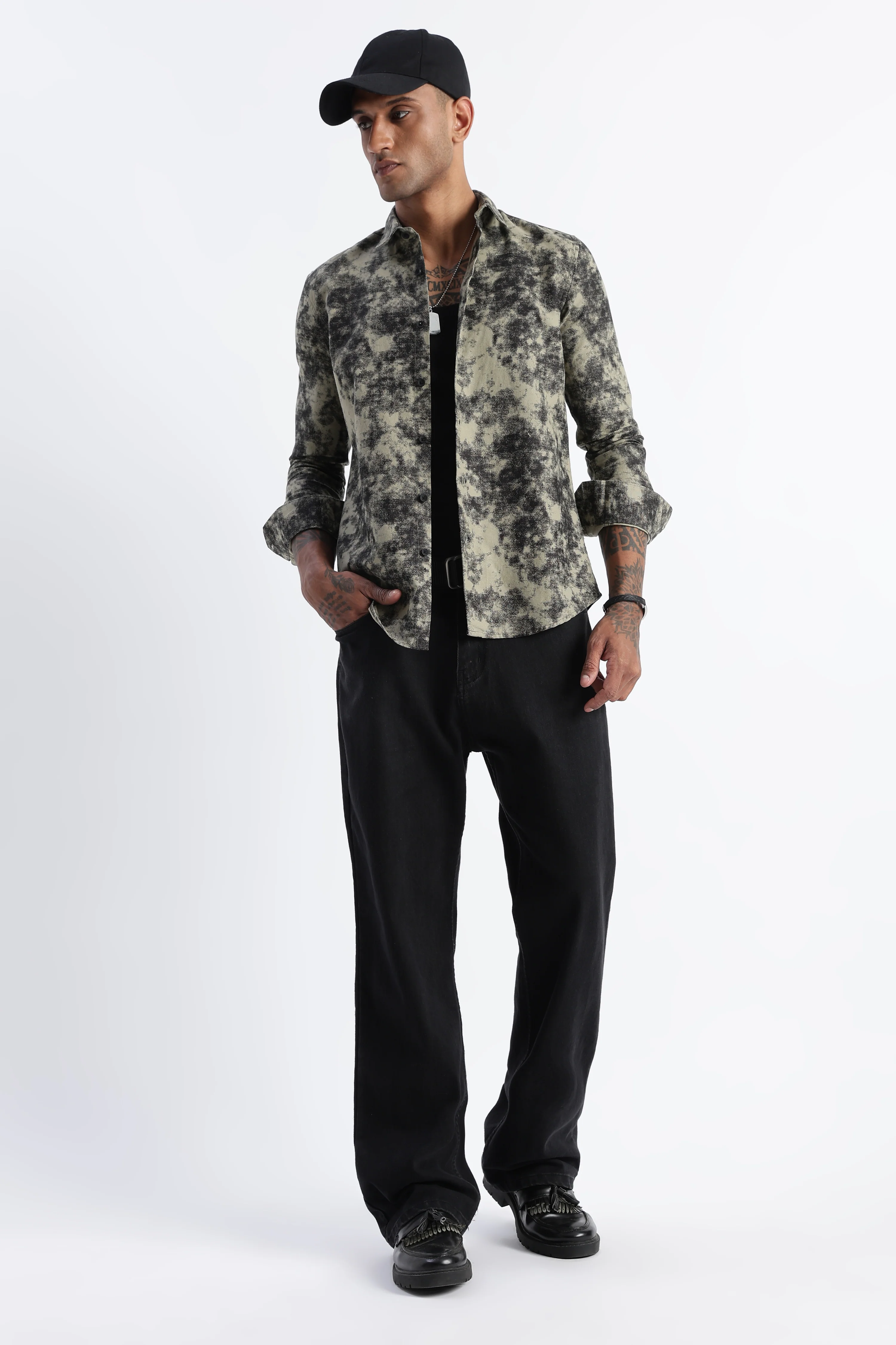 Men Paisley Print Shirt - Image 8