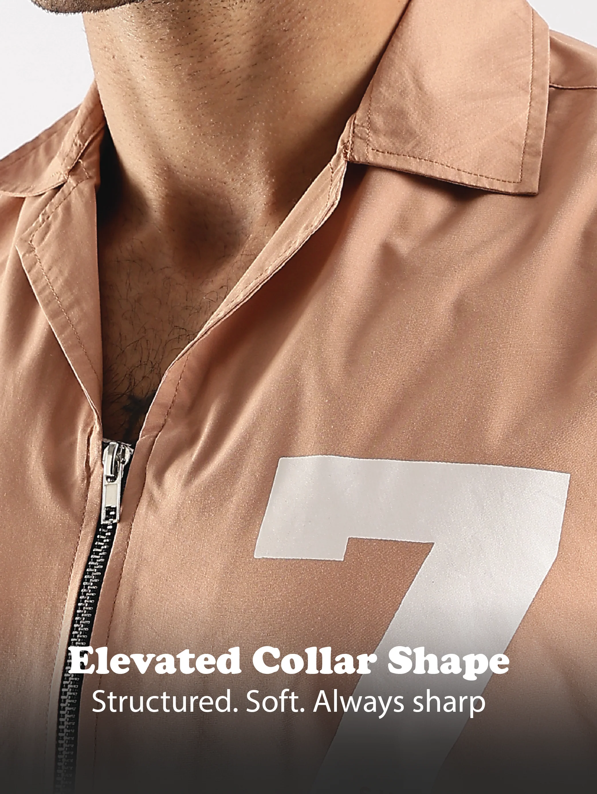 Men Peach Slim Fit Shirt - Image 12