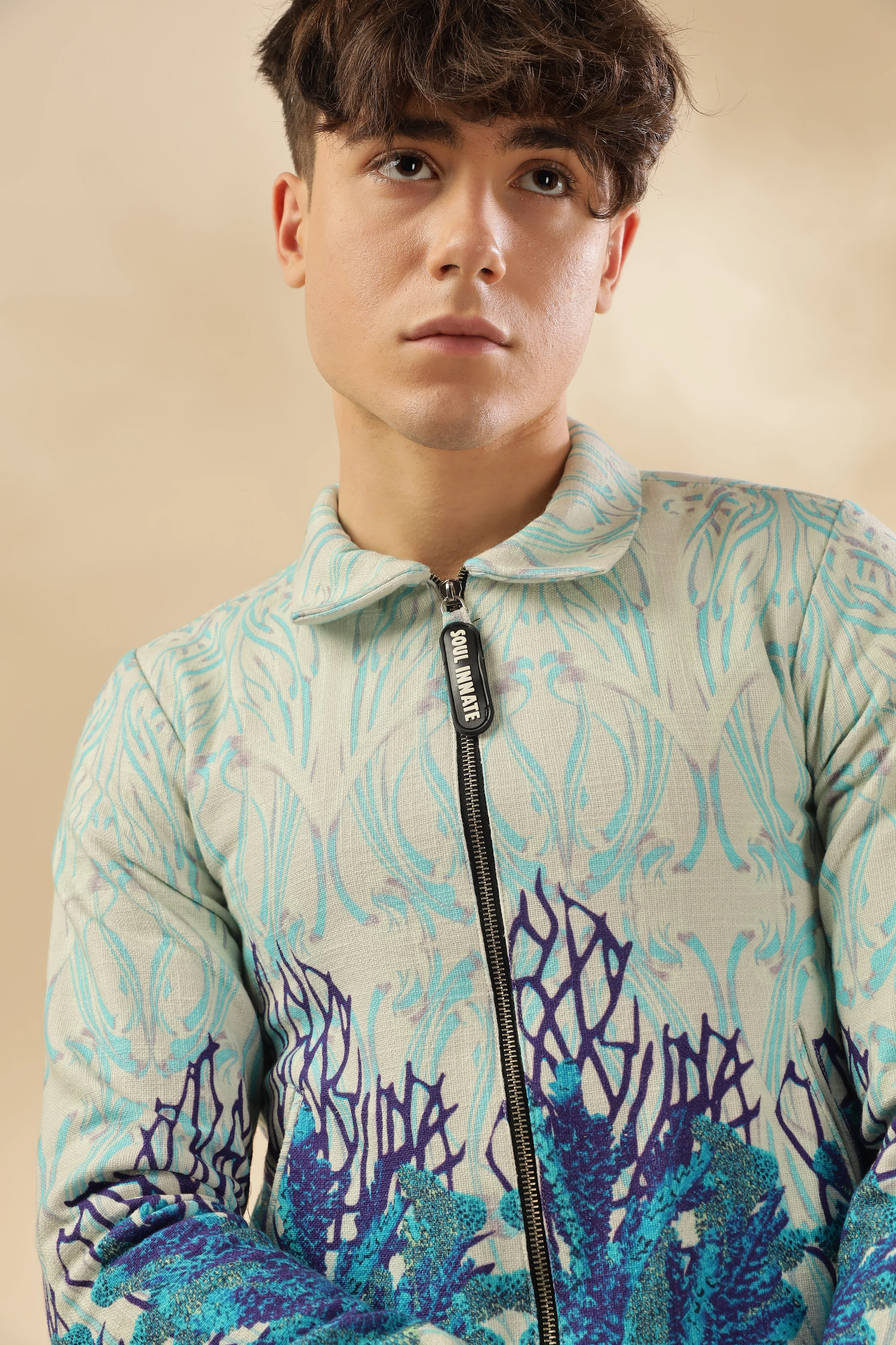 Men 100% Hemp Pearl Garden Jacket - Image 4