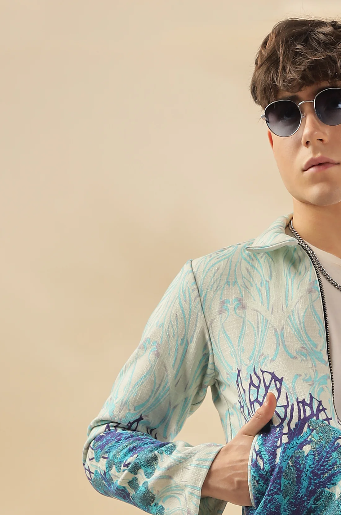 Men 100% Hemp Pearl Garden Jacket - Image 7