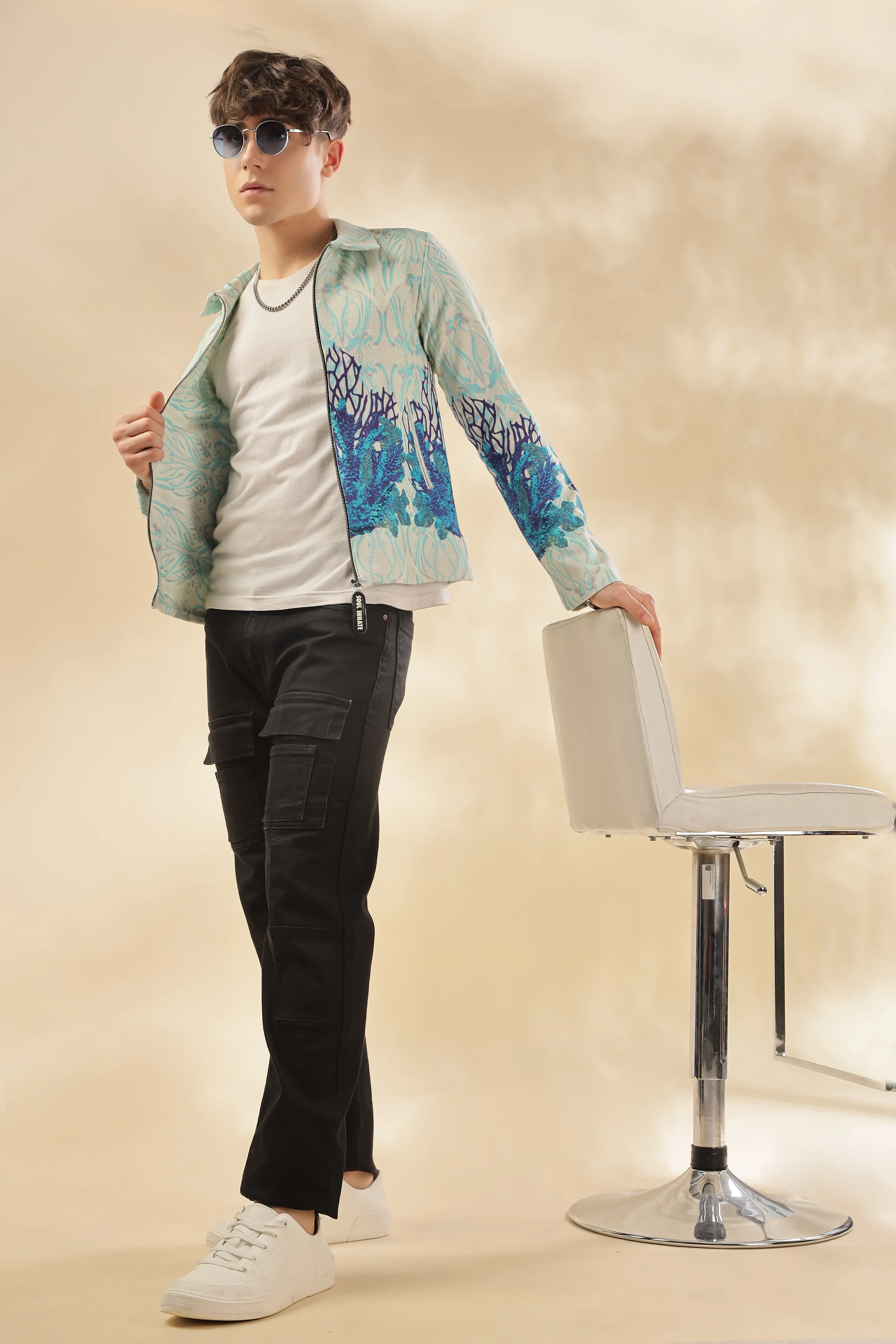 Men 100% Hemp Pearl Garden Jacket - Image 9