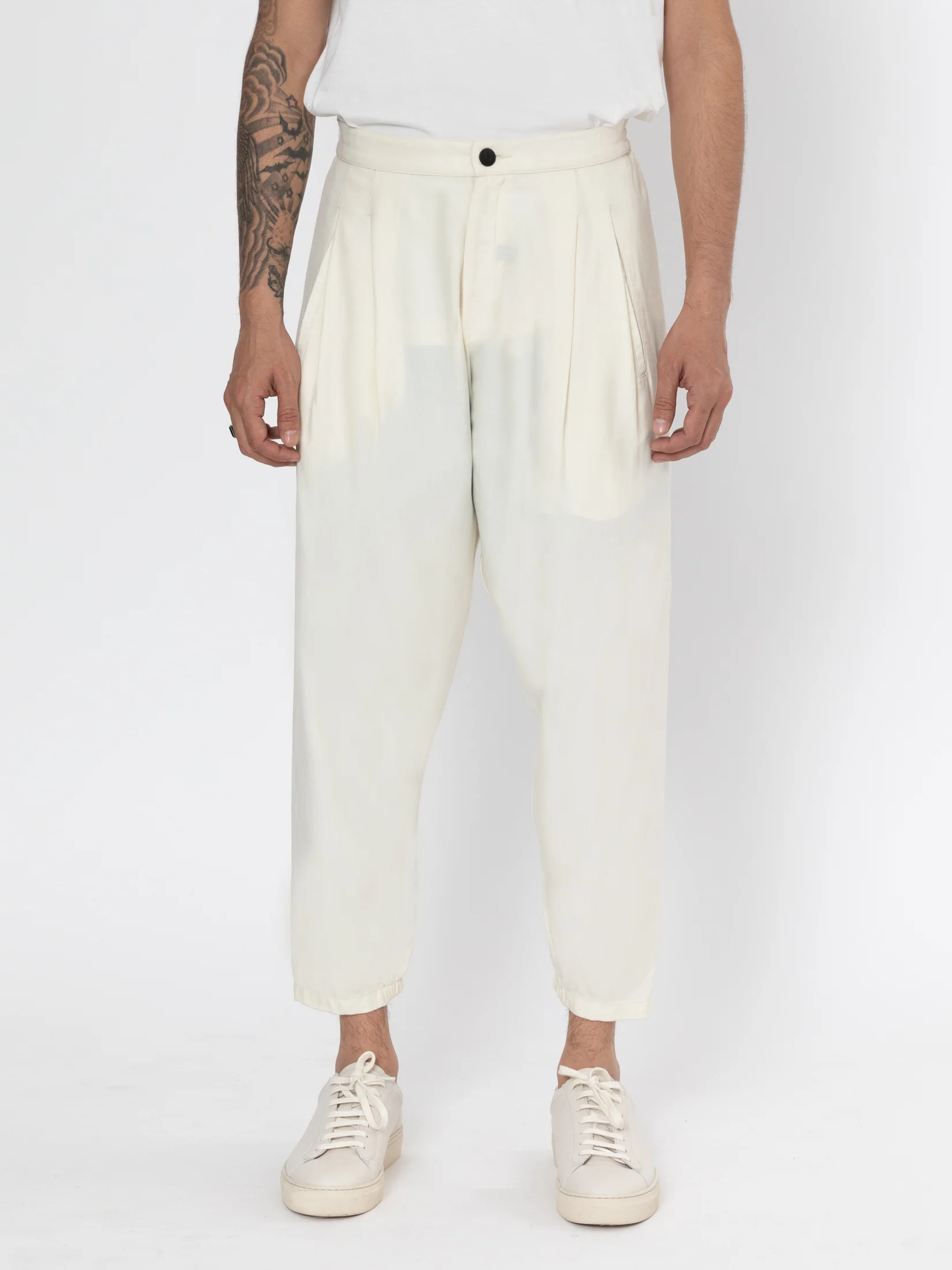 Men Silk Viscose Blend Pants - Image 3