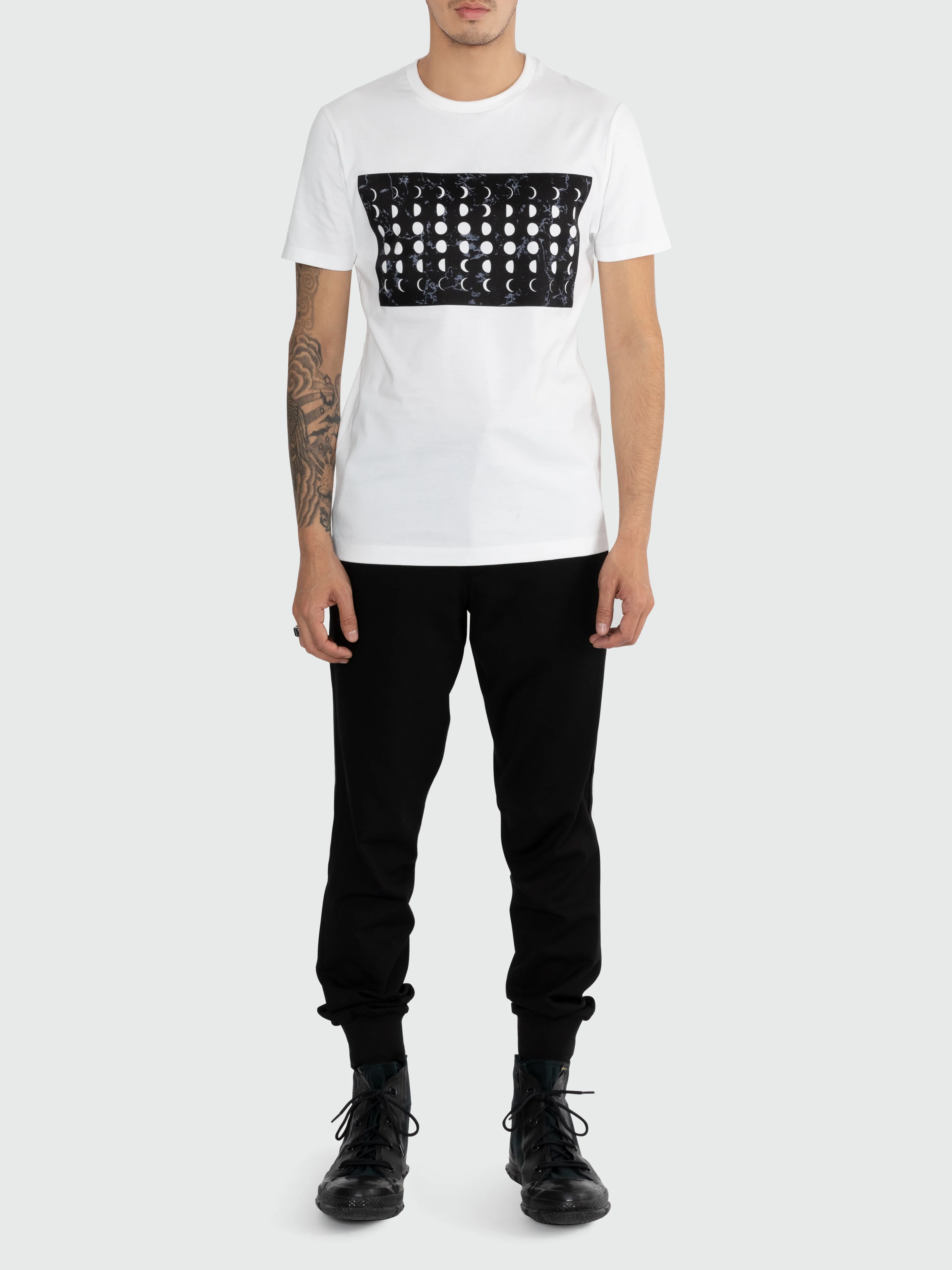 Men Phases Of The Moon Tee - Image 2