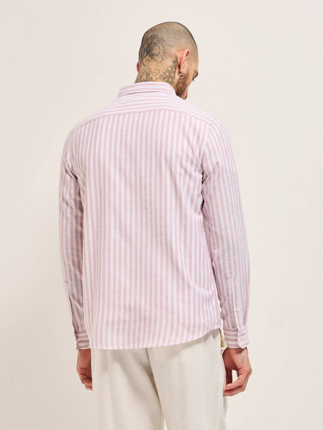 Men Pink Casual Shirt - Image 2