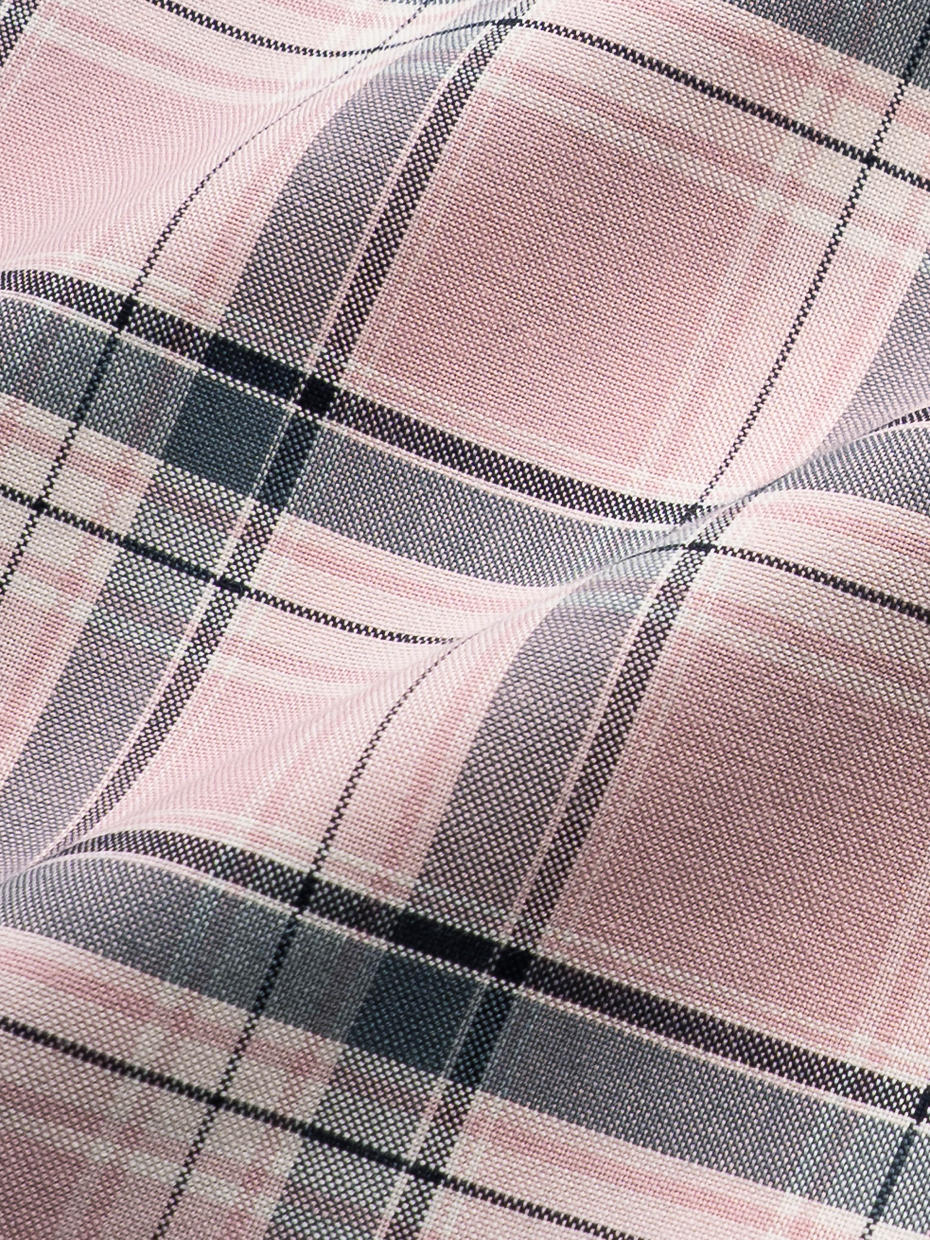 Men Pink Checked Shirt - Image 8