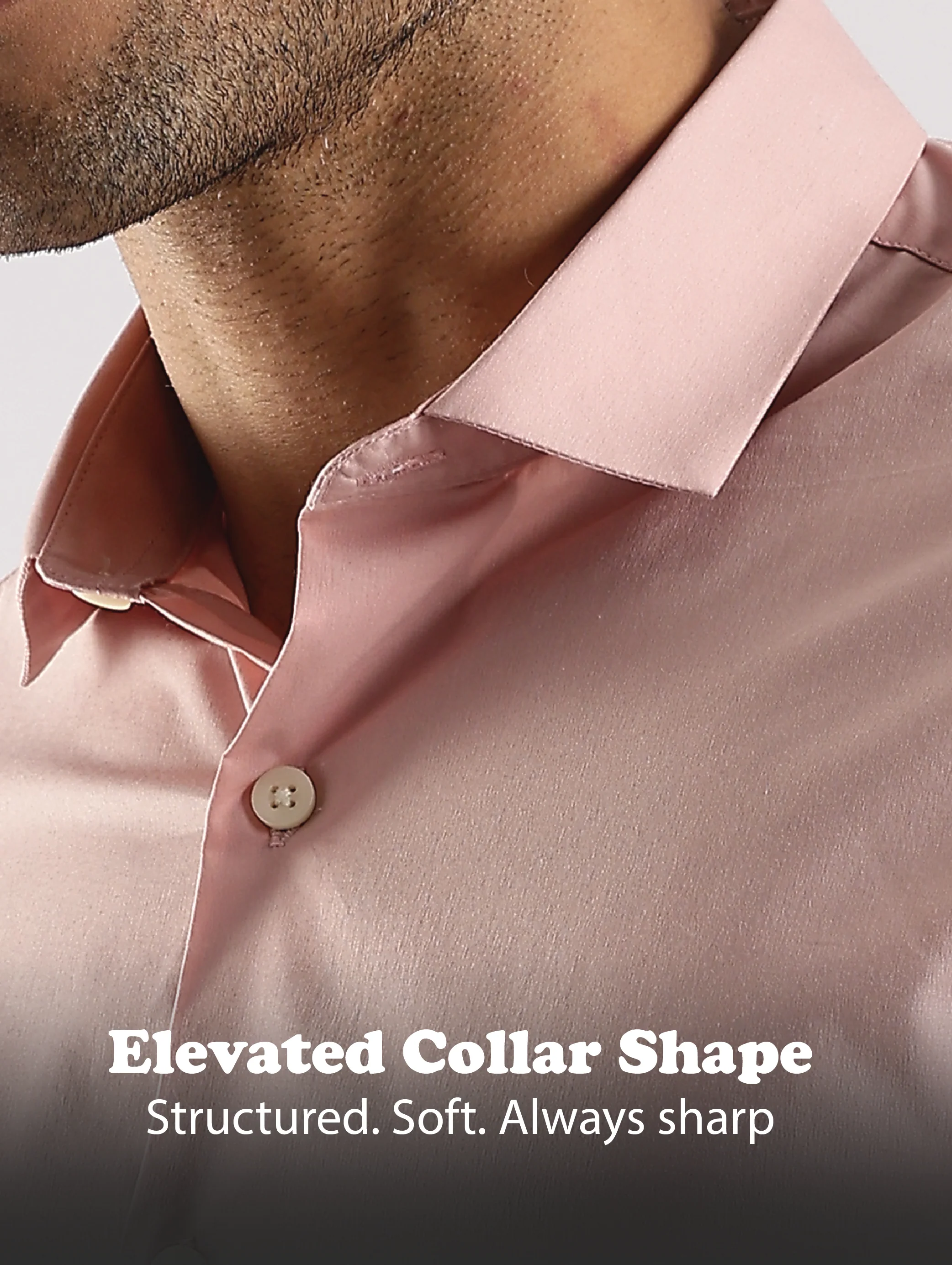 Men Pink Cotton Slim Fit Shirt - Image 11