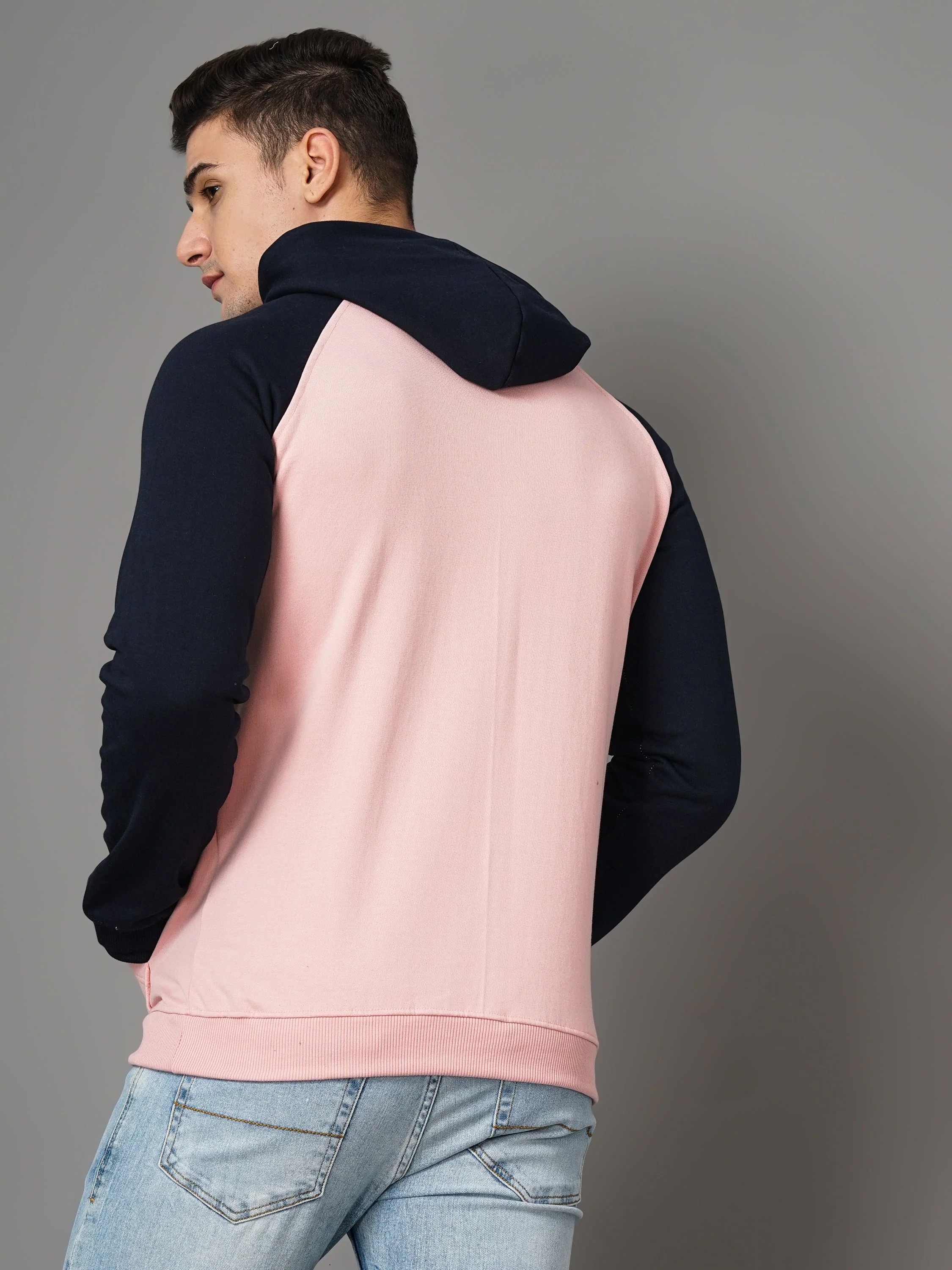 Men Pink Euphoric Hoodie - Image 3