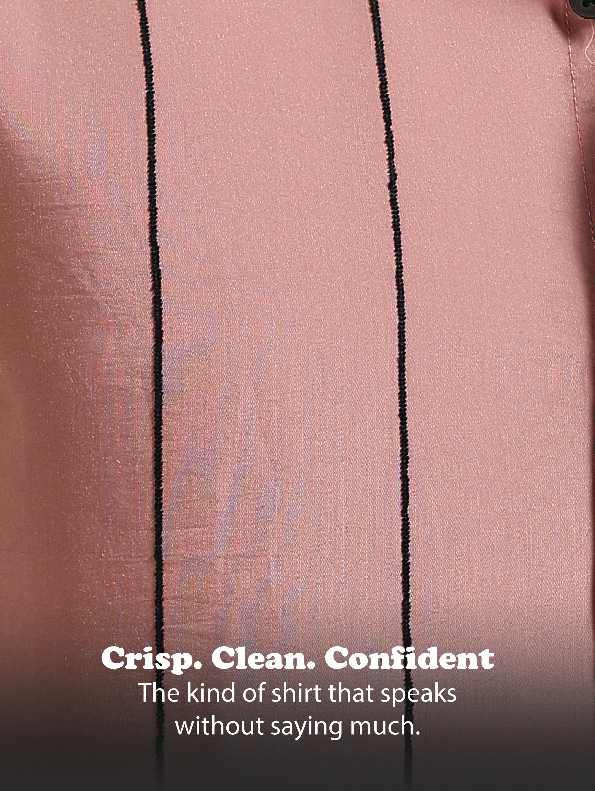 Men Pink Nylon Slim Fit Striped Shirt - Image 13