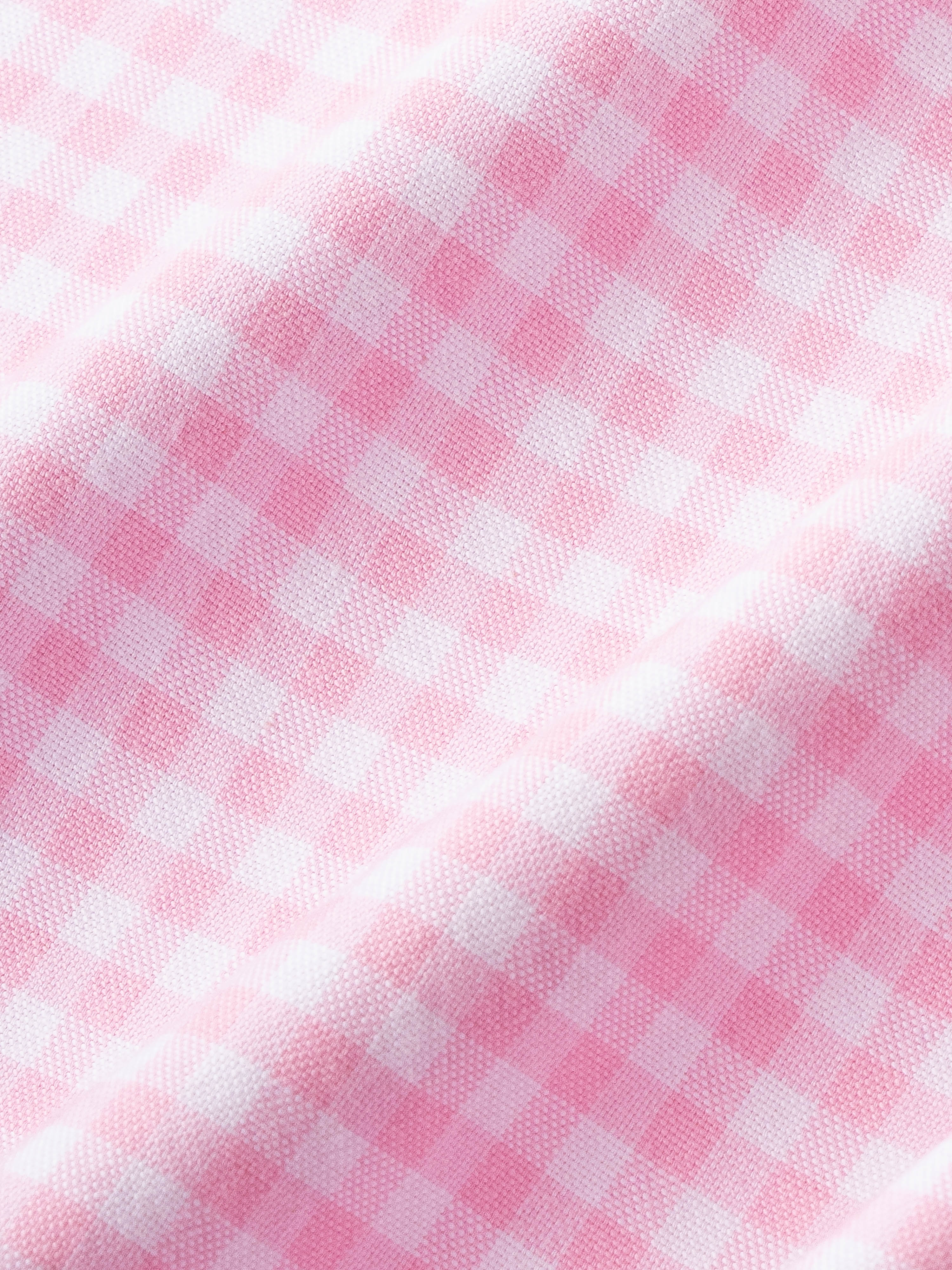 Men Pink Oxford Shirt - Image 5