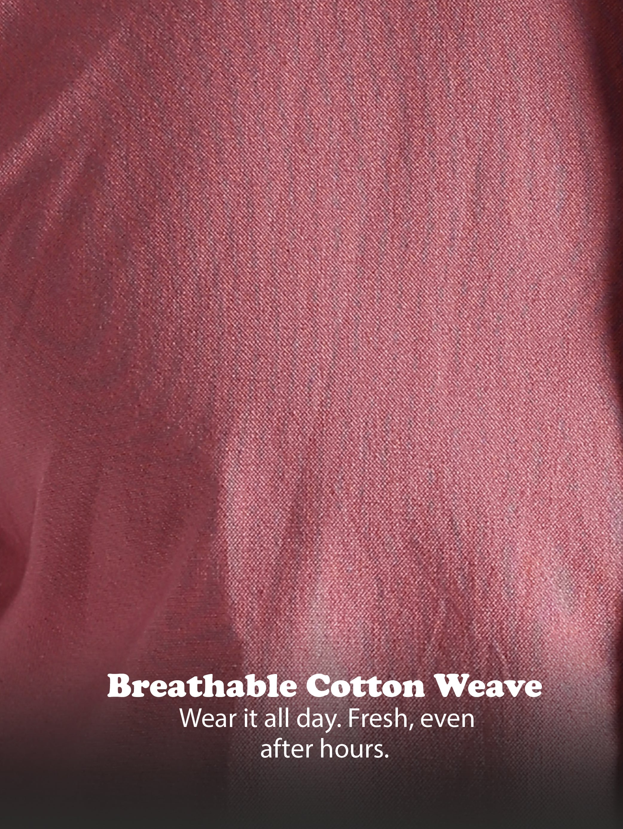 Men Pink Oxford Solid Shirt - Image 14
