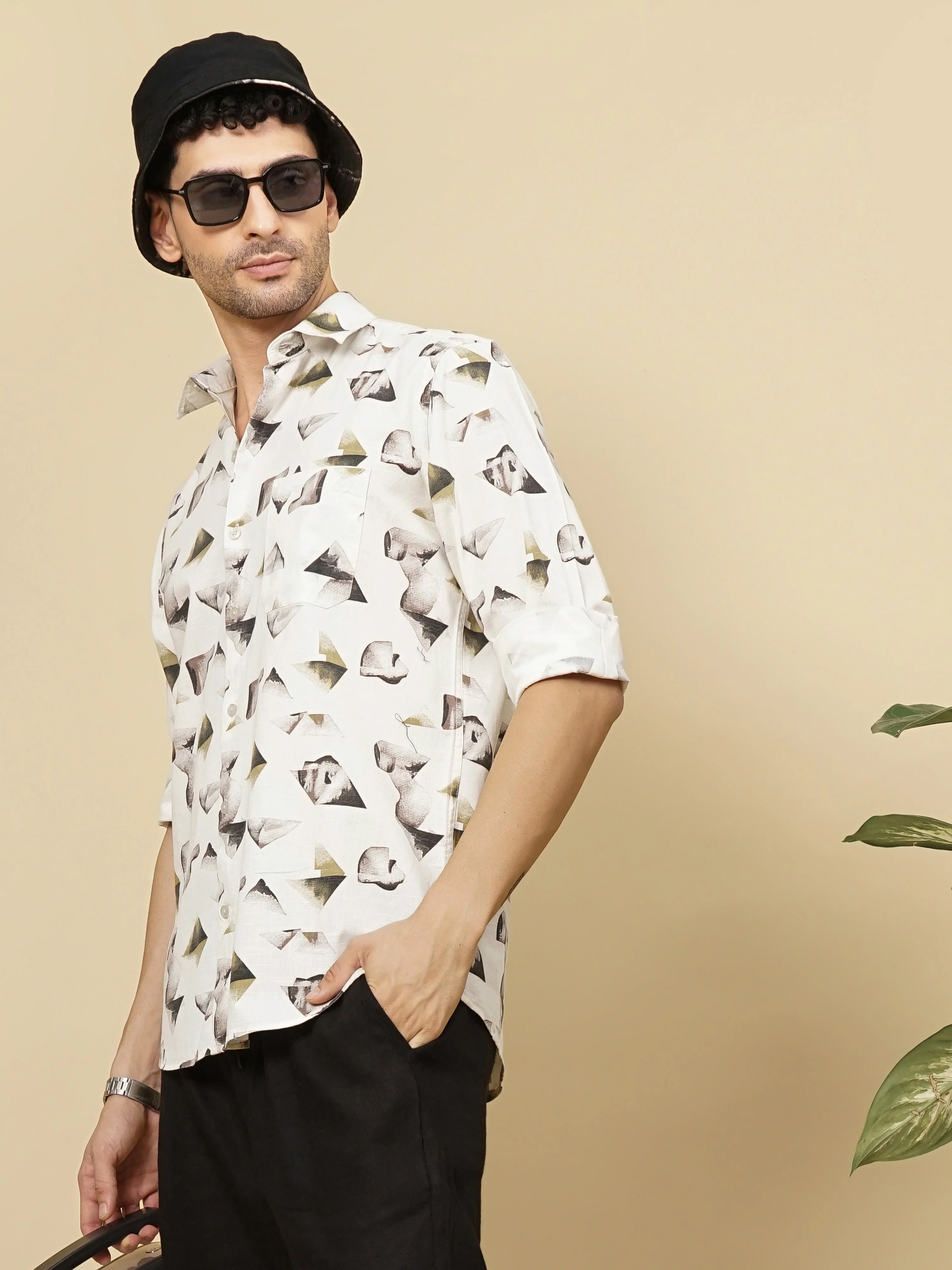 Men Plain Lavender T-Shirt - Image 7
