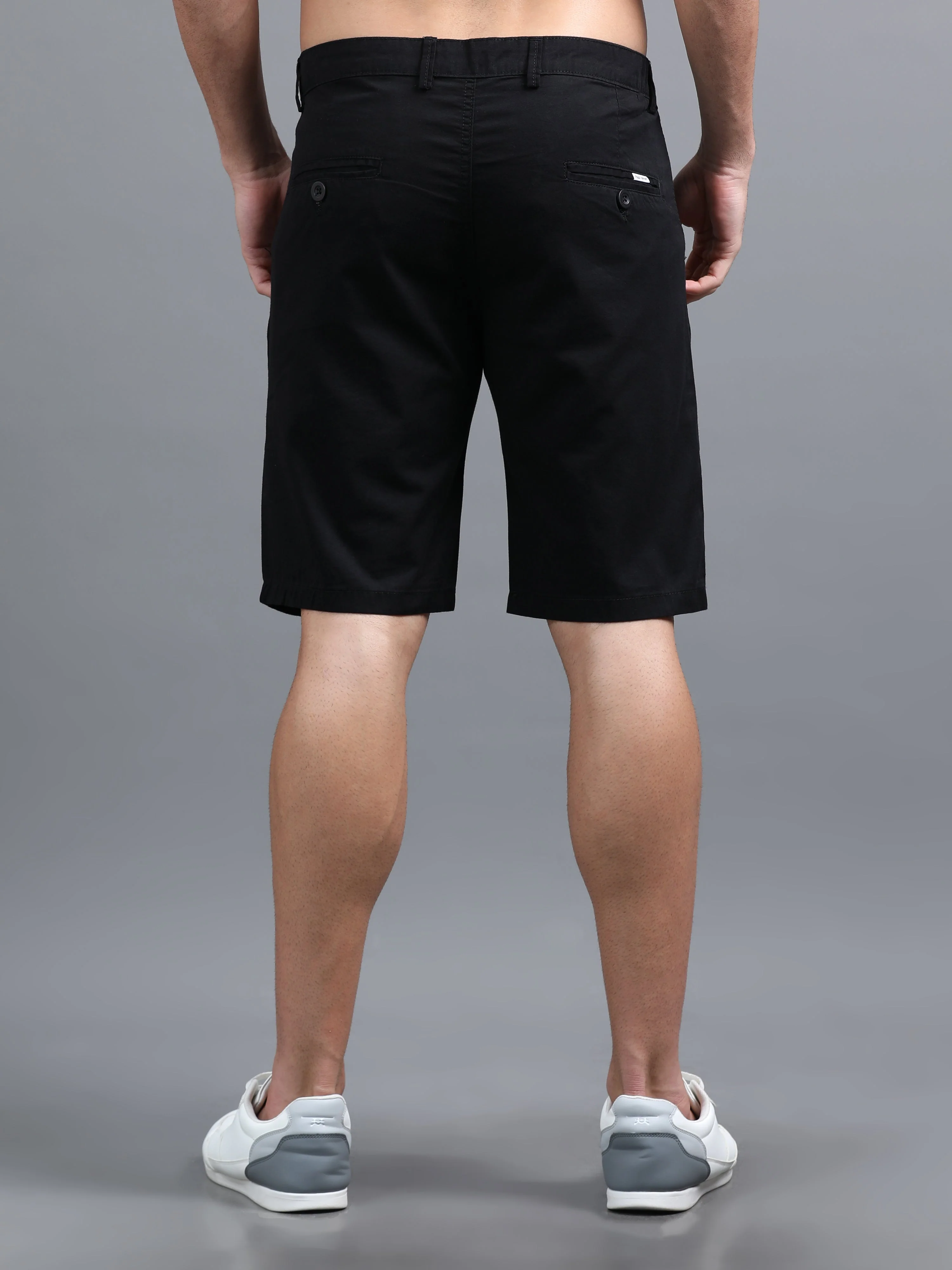 Men Pockit Black Shorts - Image 2