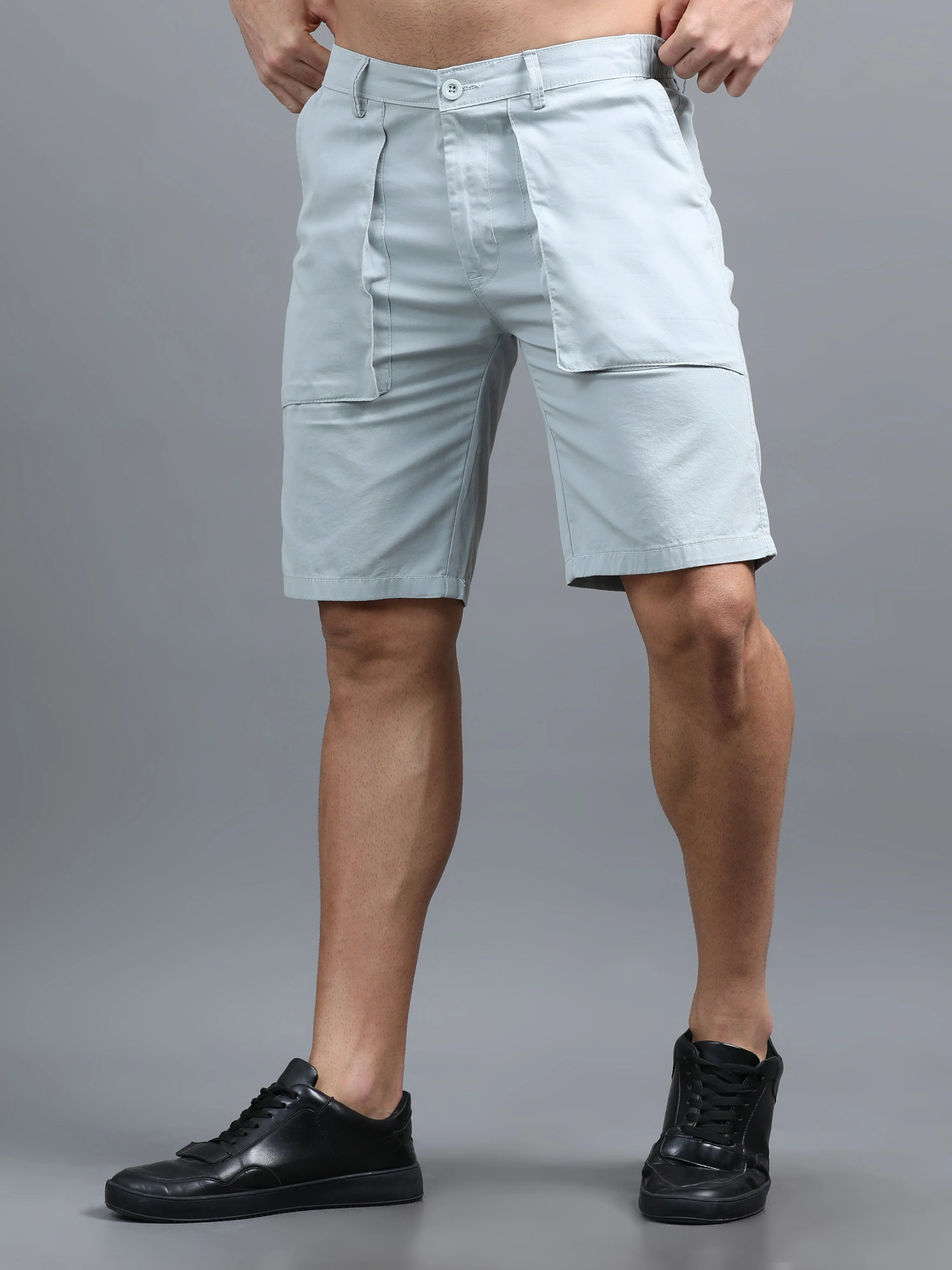 Men Pockit Blue Shorts - Image 7