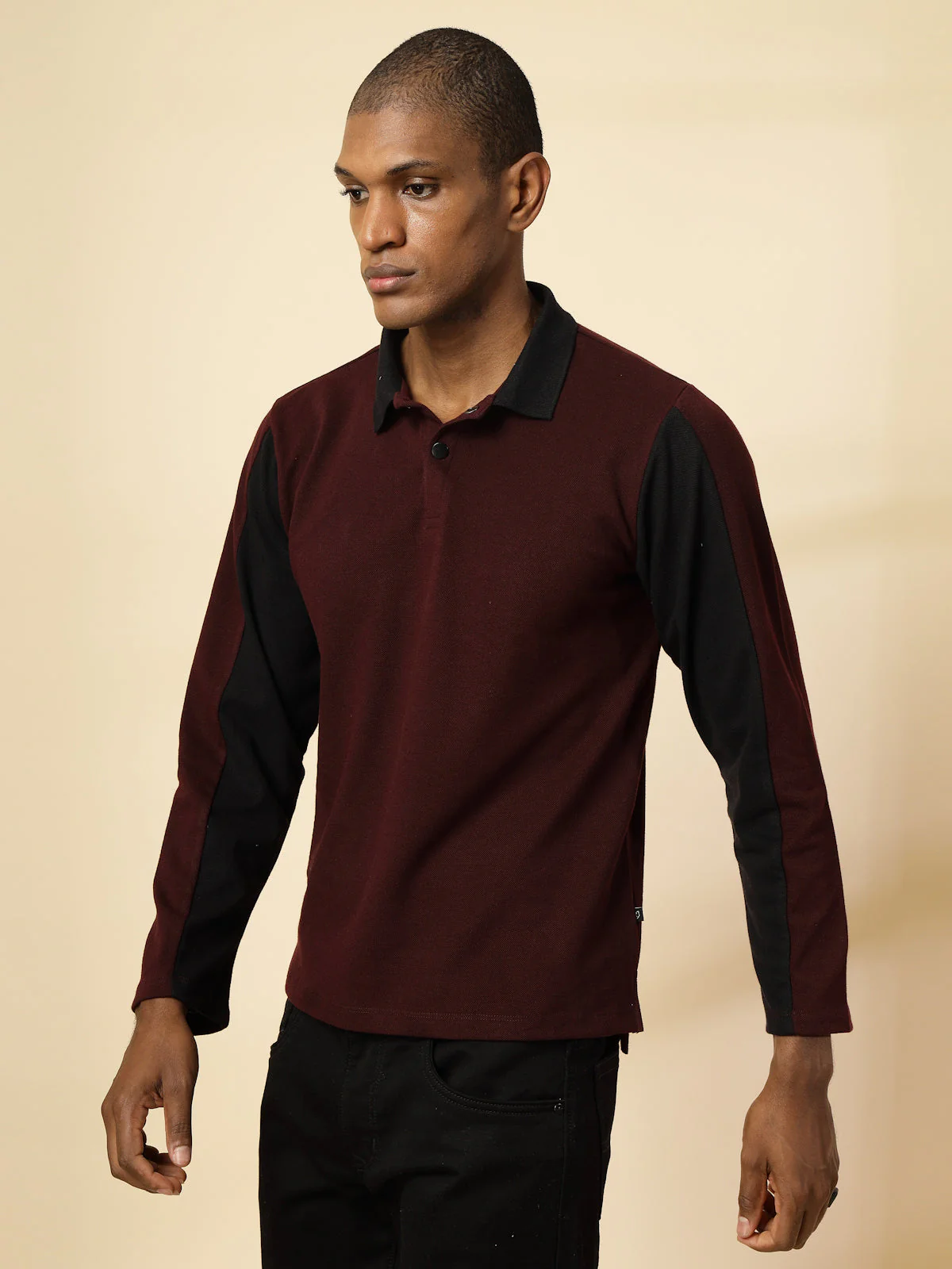 Men Polo Colorblock TShirt - Image 3