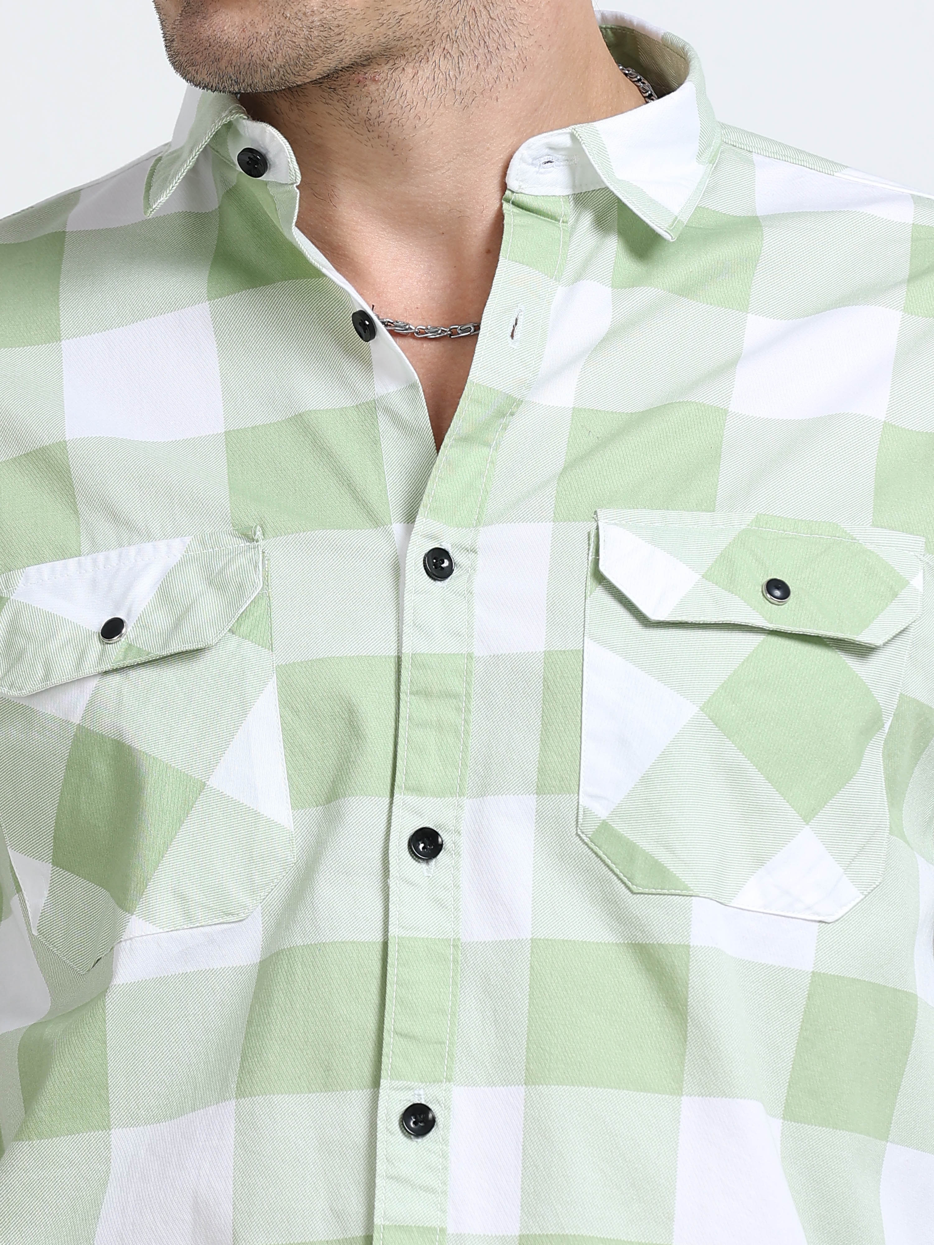 Men Premium Checkered Casual Shirt - Image 5