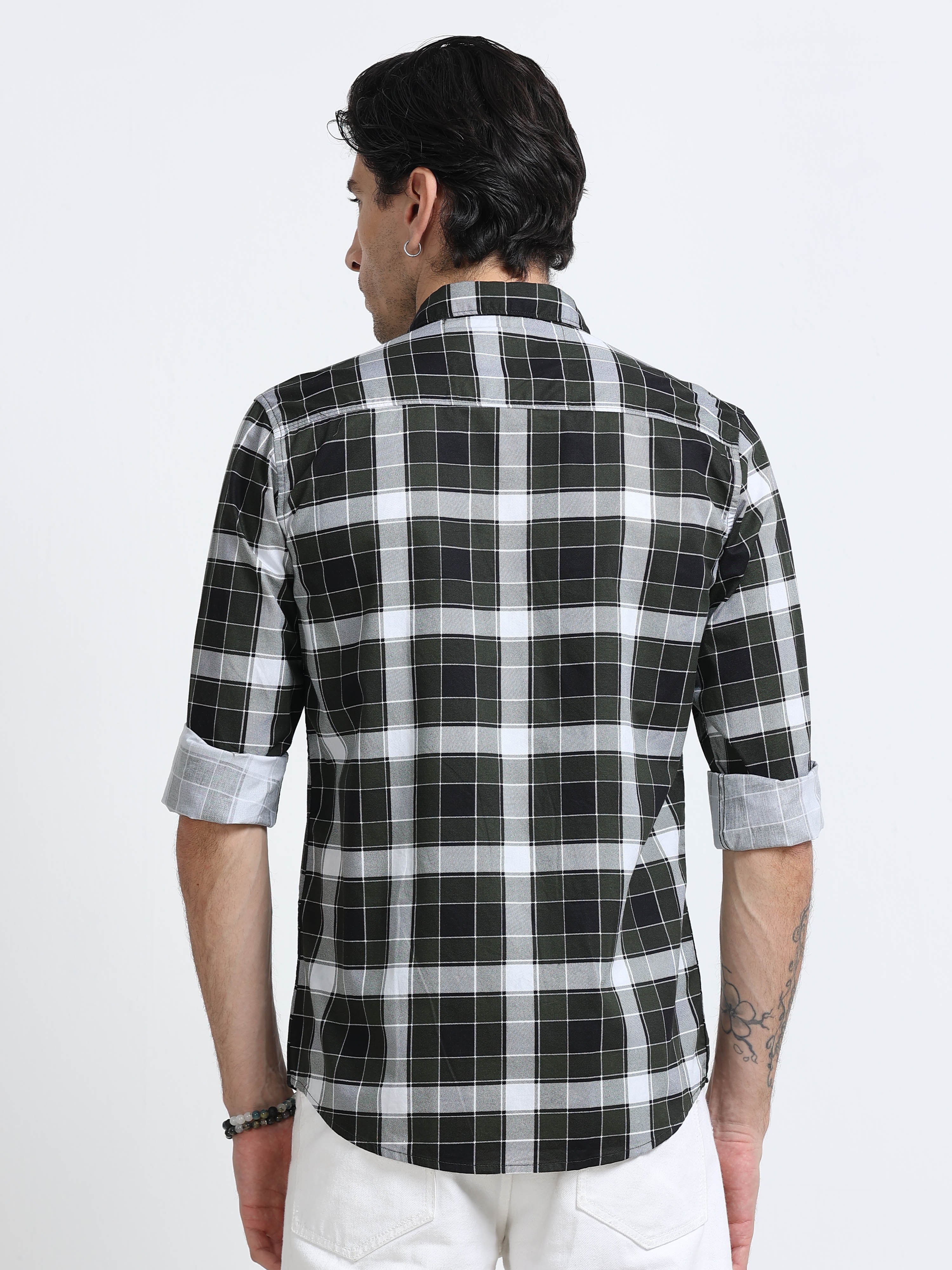 Men Premium Checkered Casual Shirt - Image 3