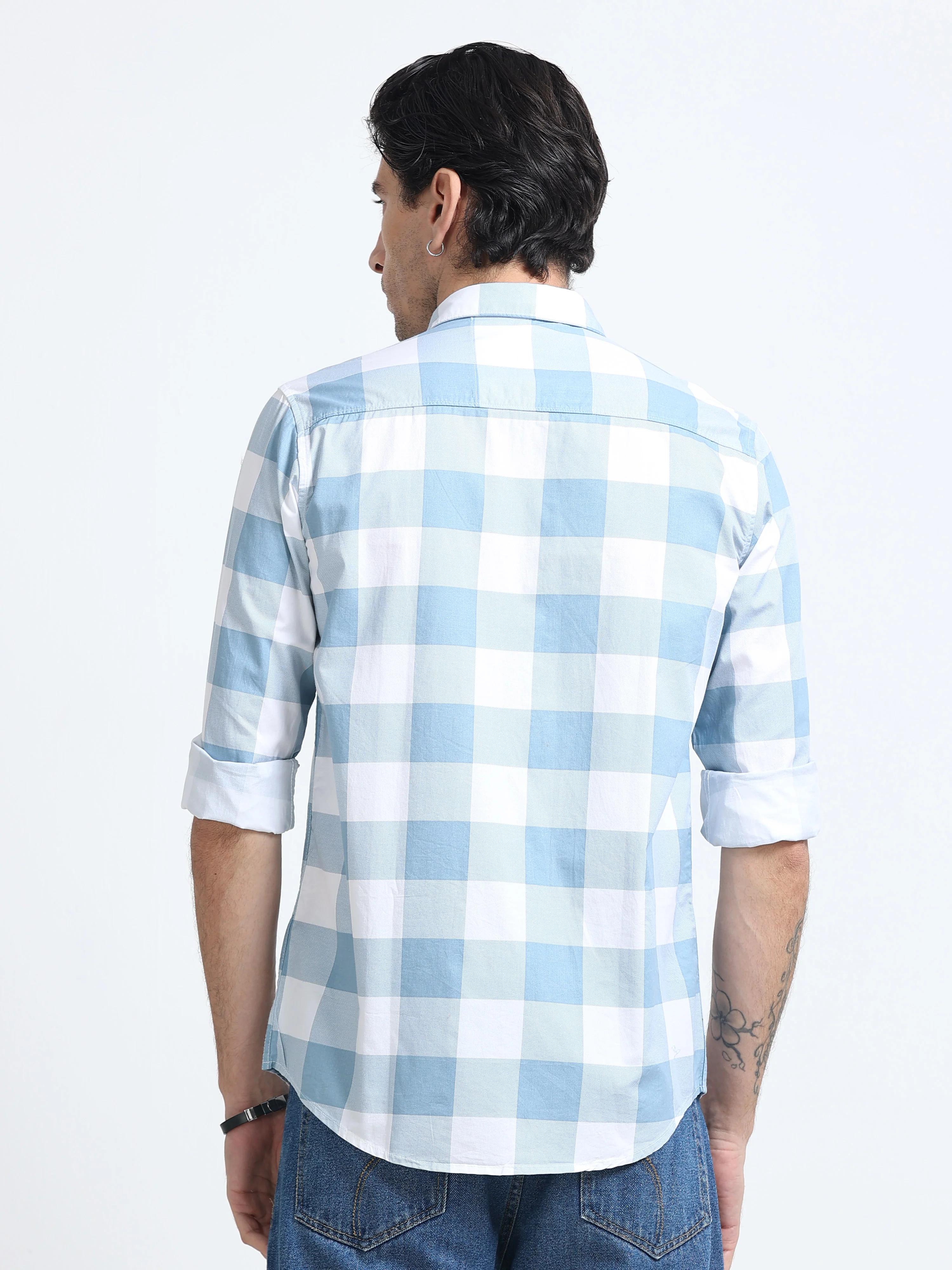 Men Premium Checkered Casual Shirt - Image 3