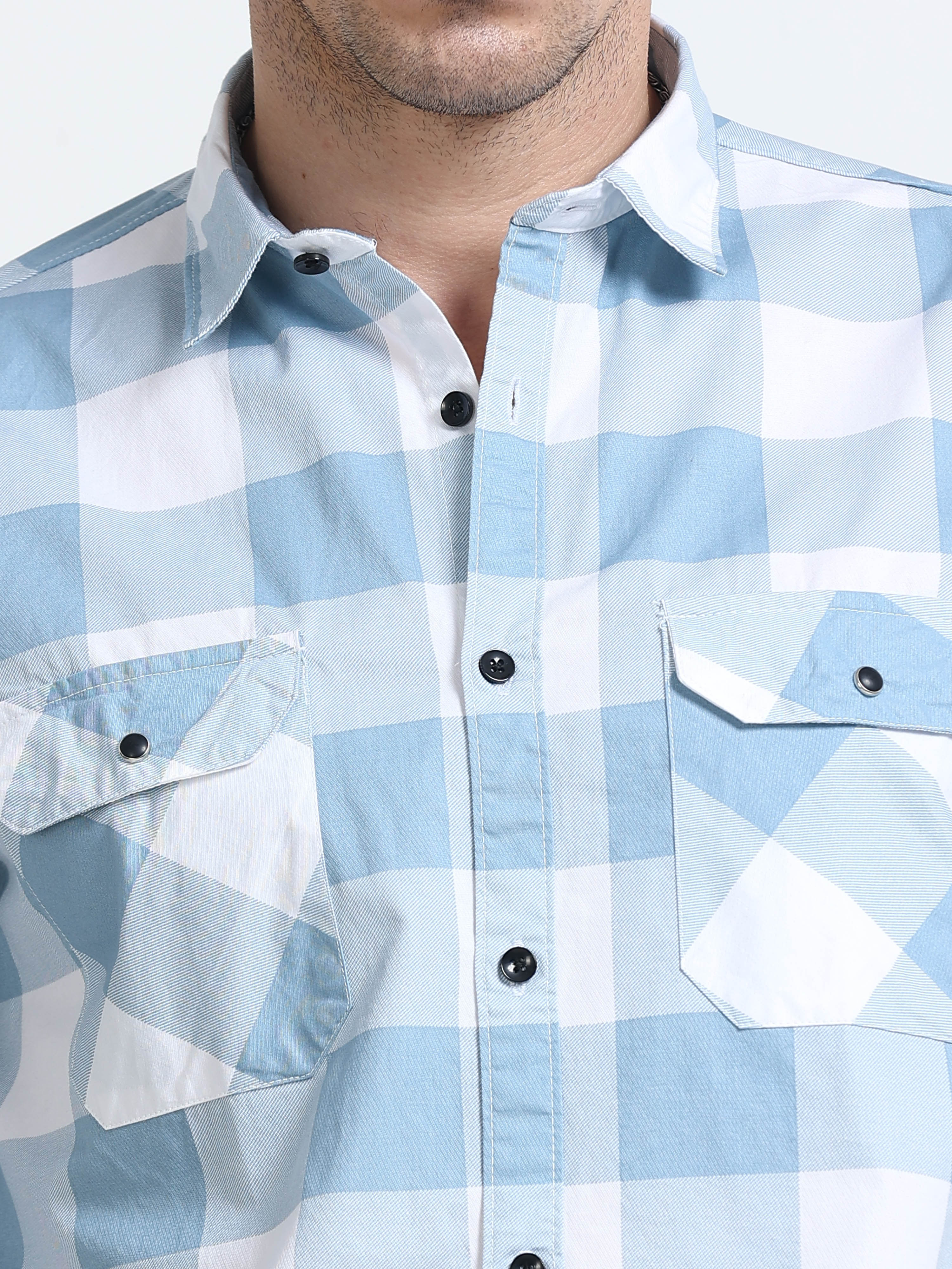 Men Premium Checkered Casual Shirt - Image 5