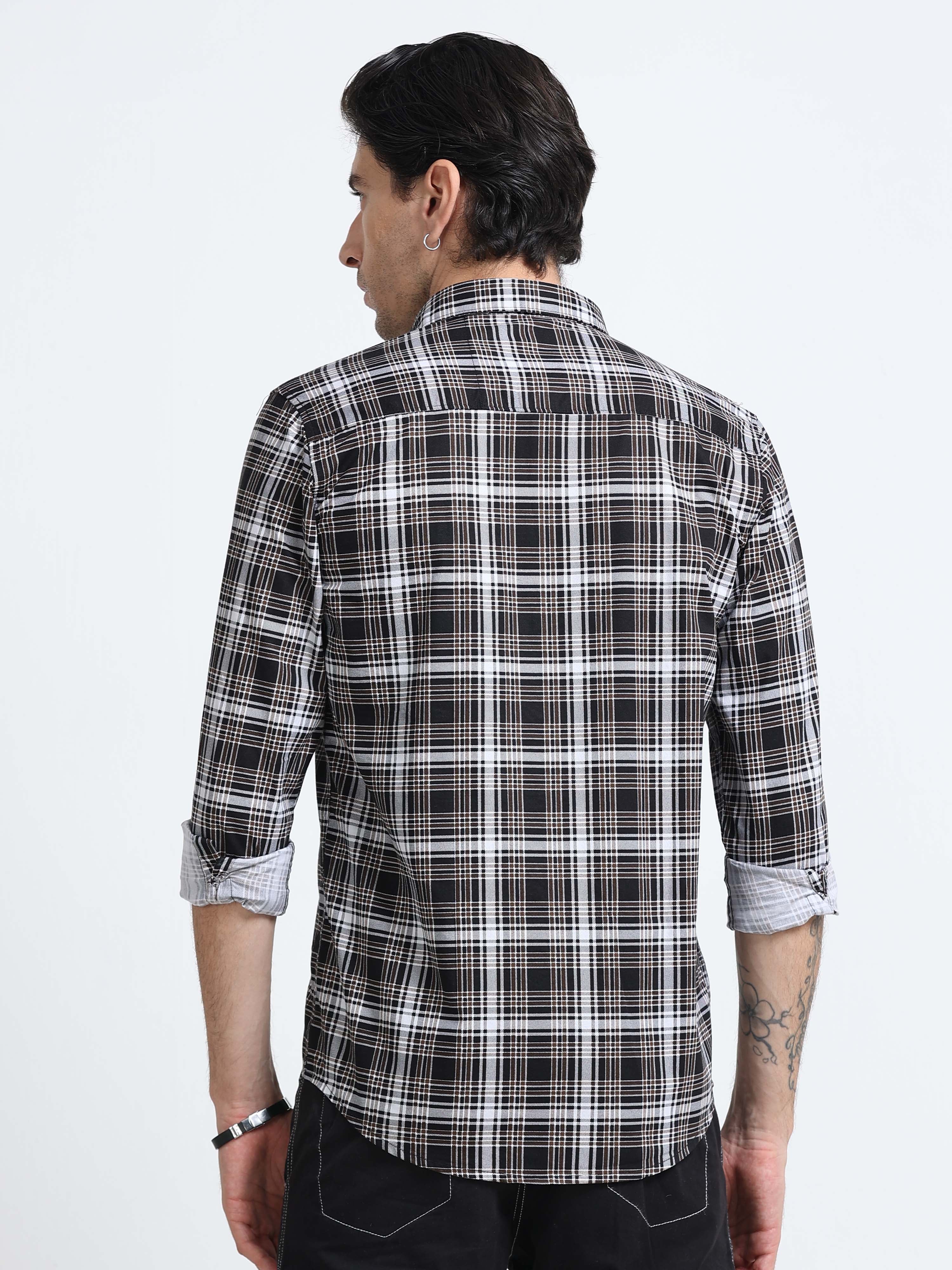 Men Premium Checkered Casual Shirt - Image 3