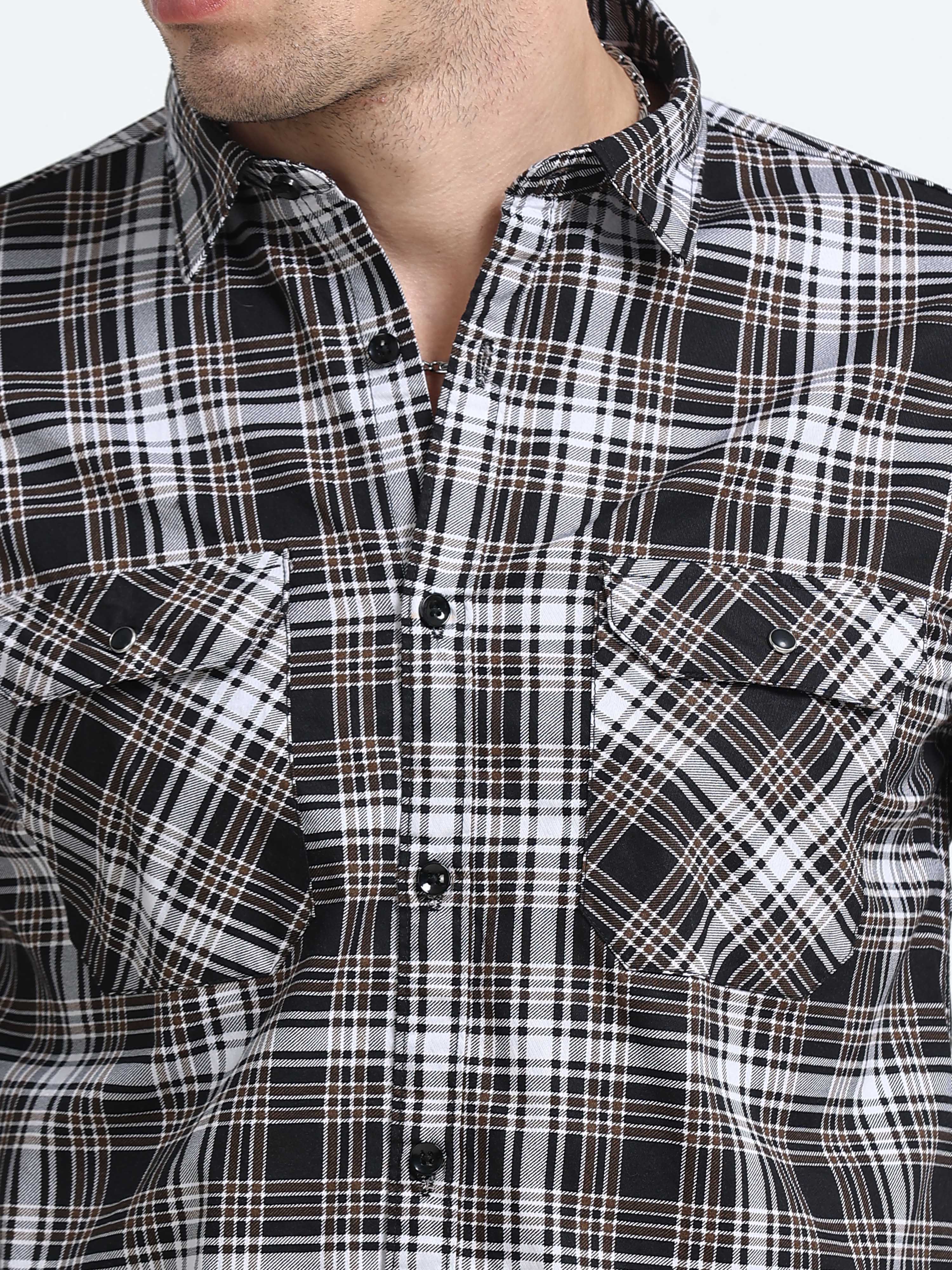 Men Premium Checkered Casual Shirt - Image 4