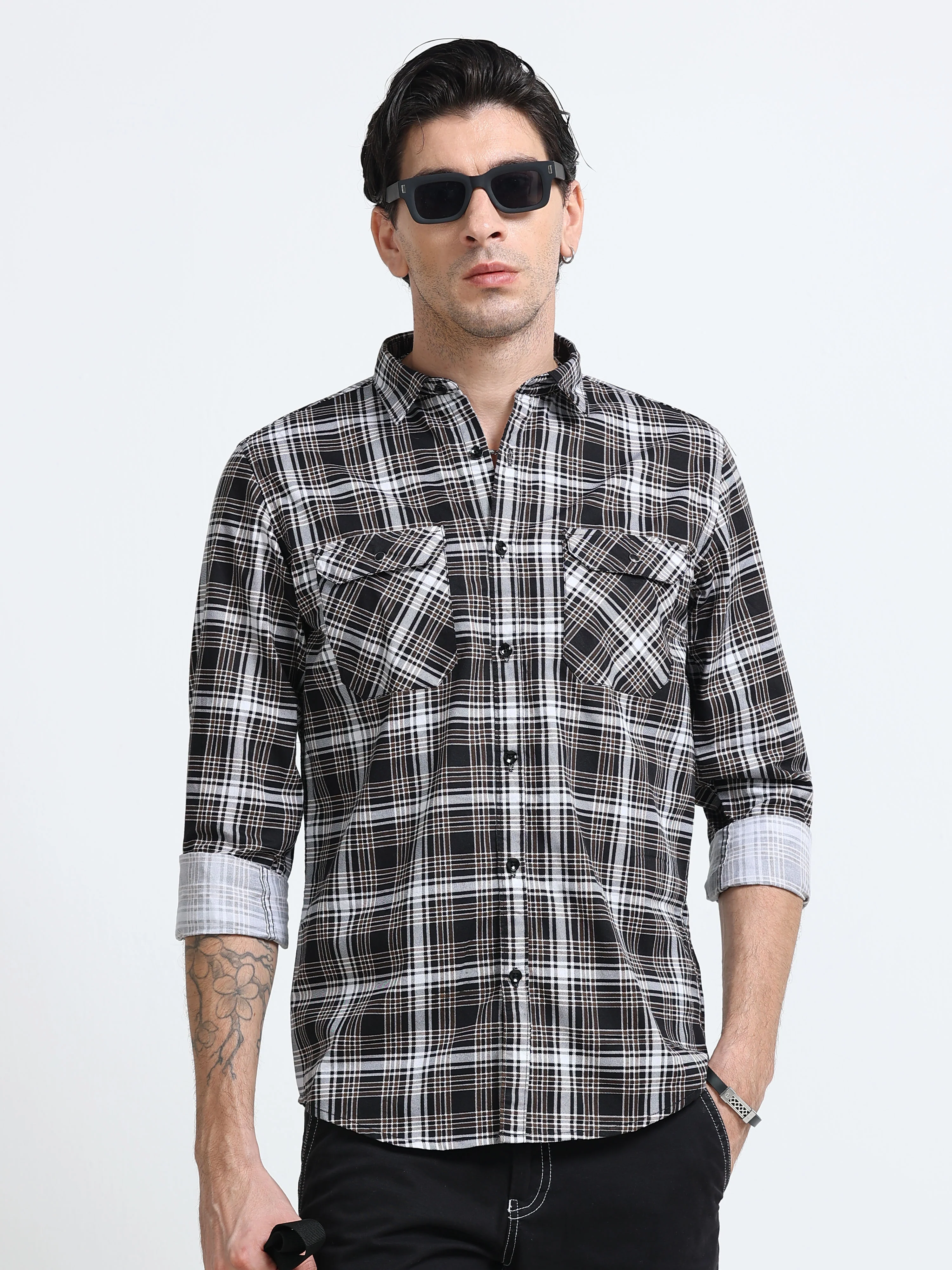 Men Premium Checkered Casual Shirt - Image 5