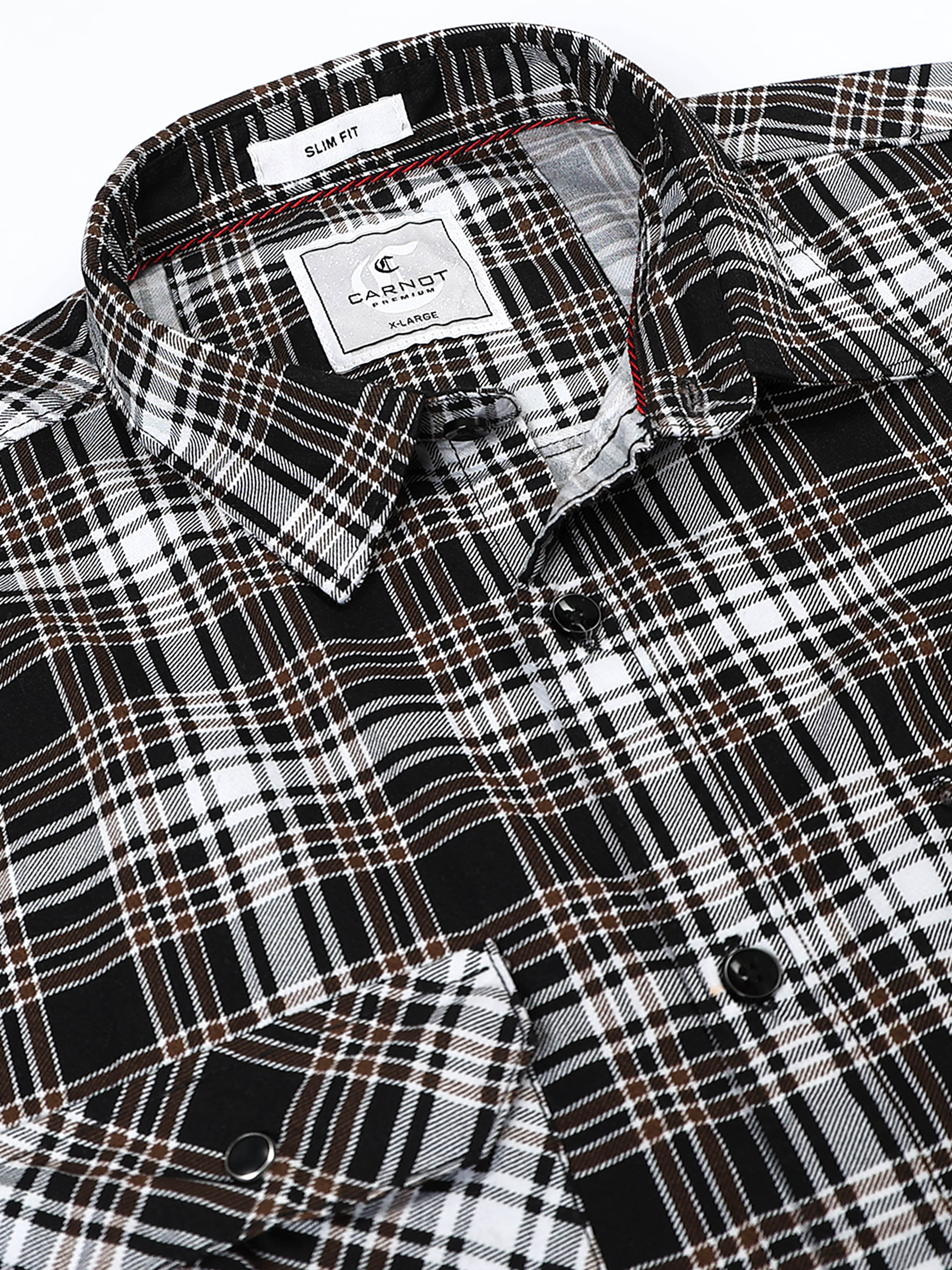 Men Premium Checkered Casual Shirt - Image 6