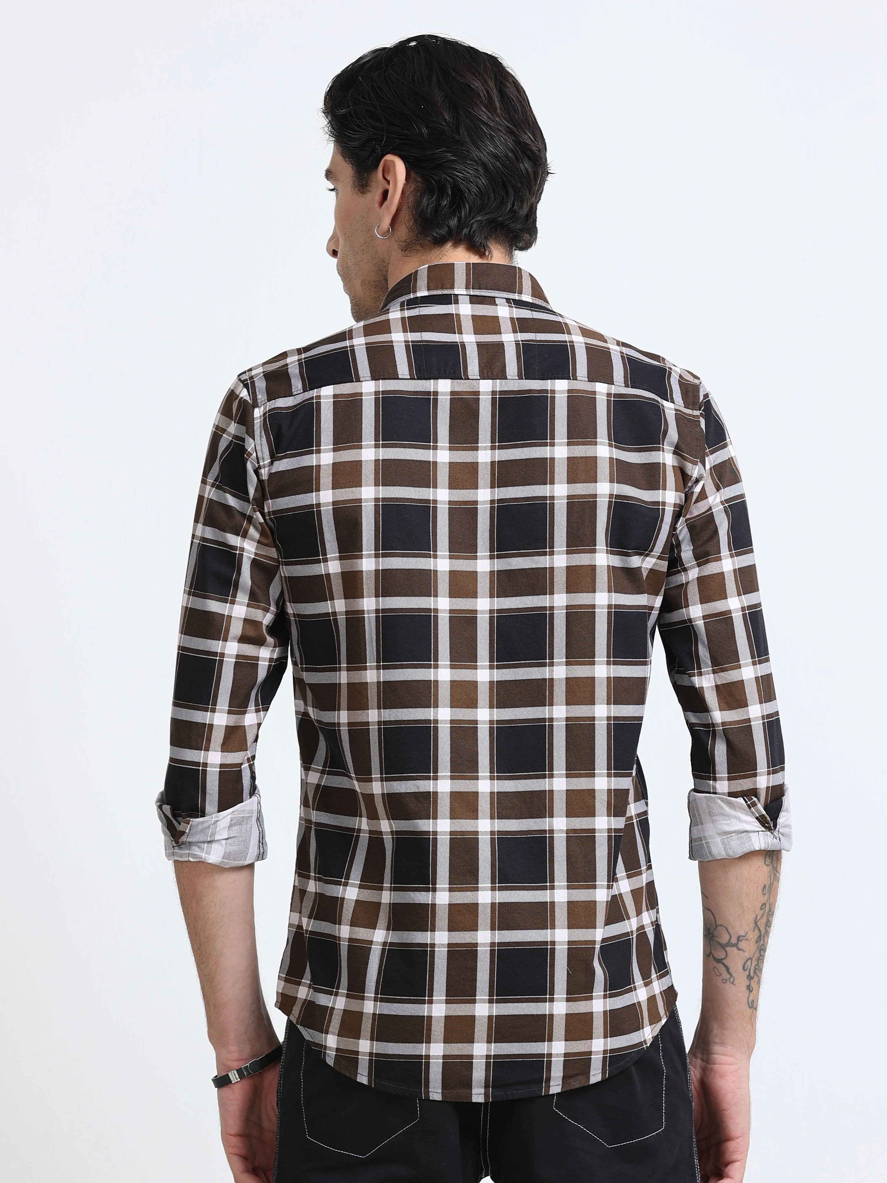 Men Premium Checkered Casual Shirt - Image 3