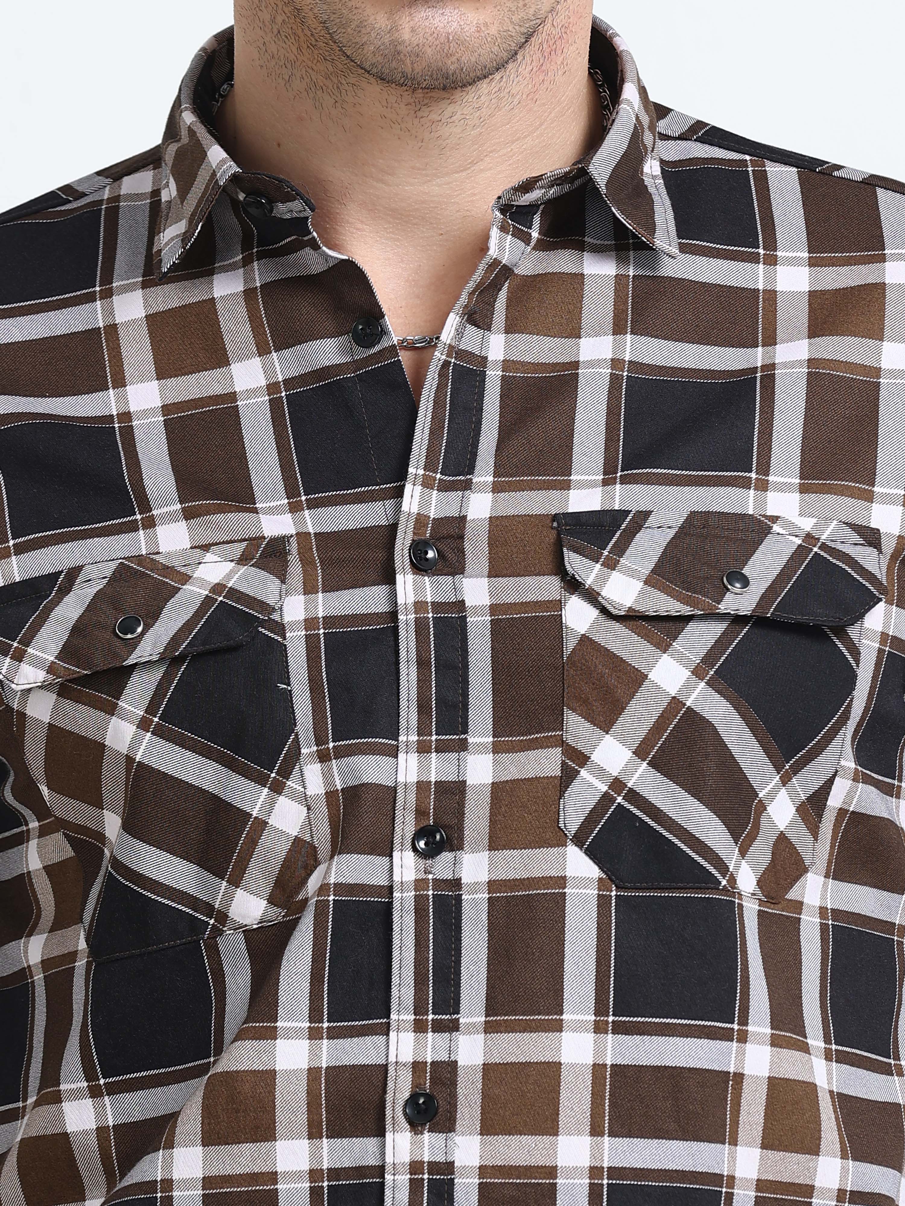 Men Premium Checkered Casual Shirt - Image 5