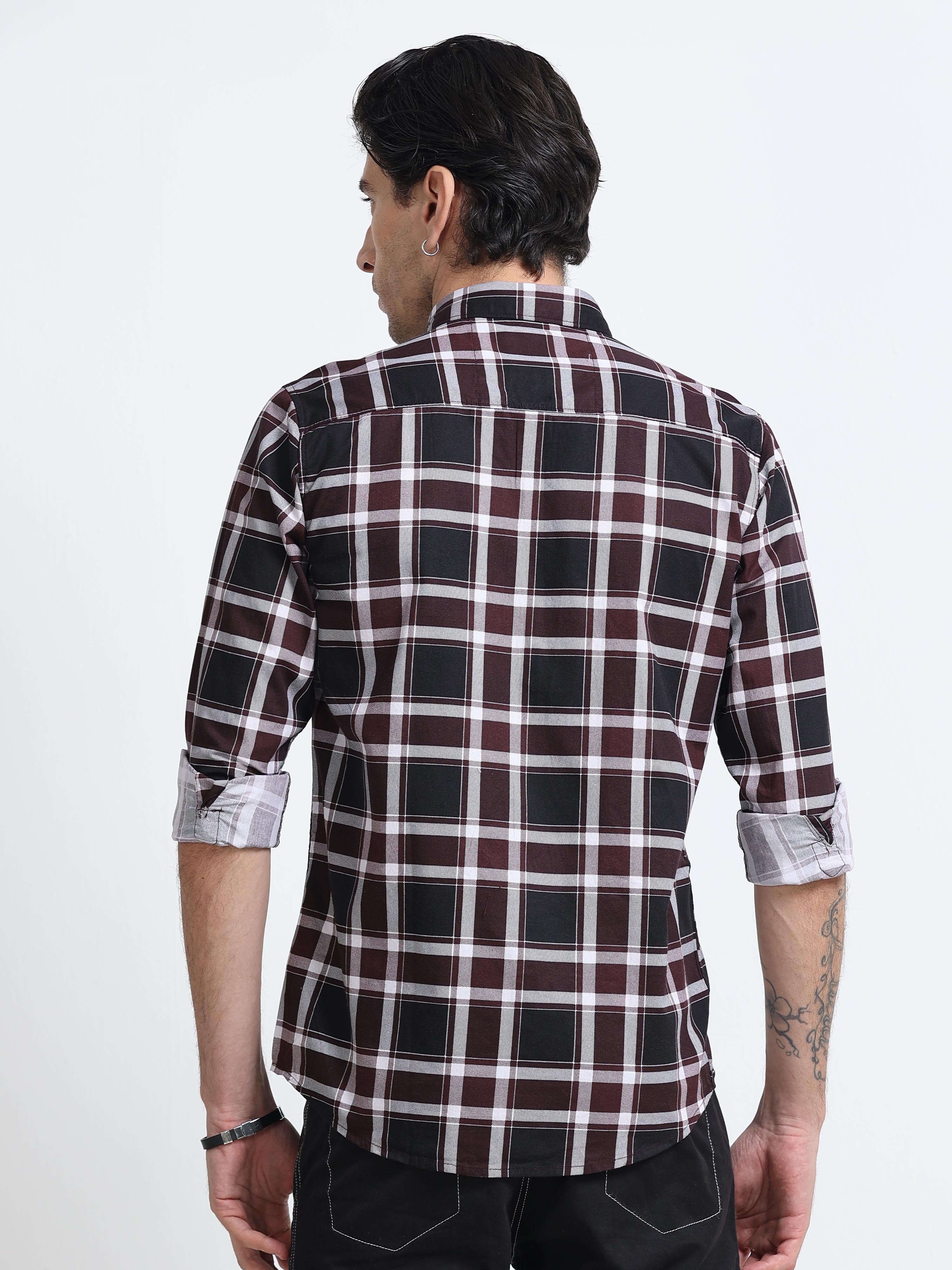 Men Premium Checkered Casual Shirt - Image 4