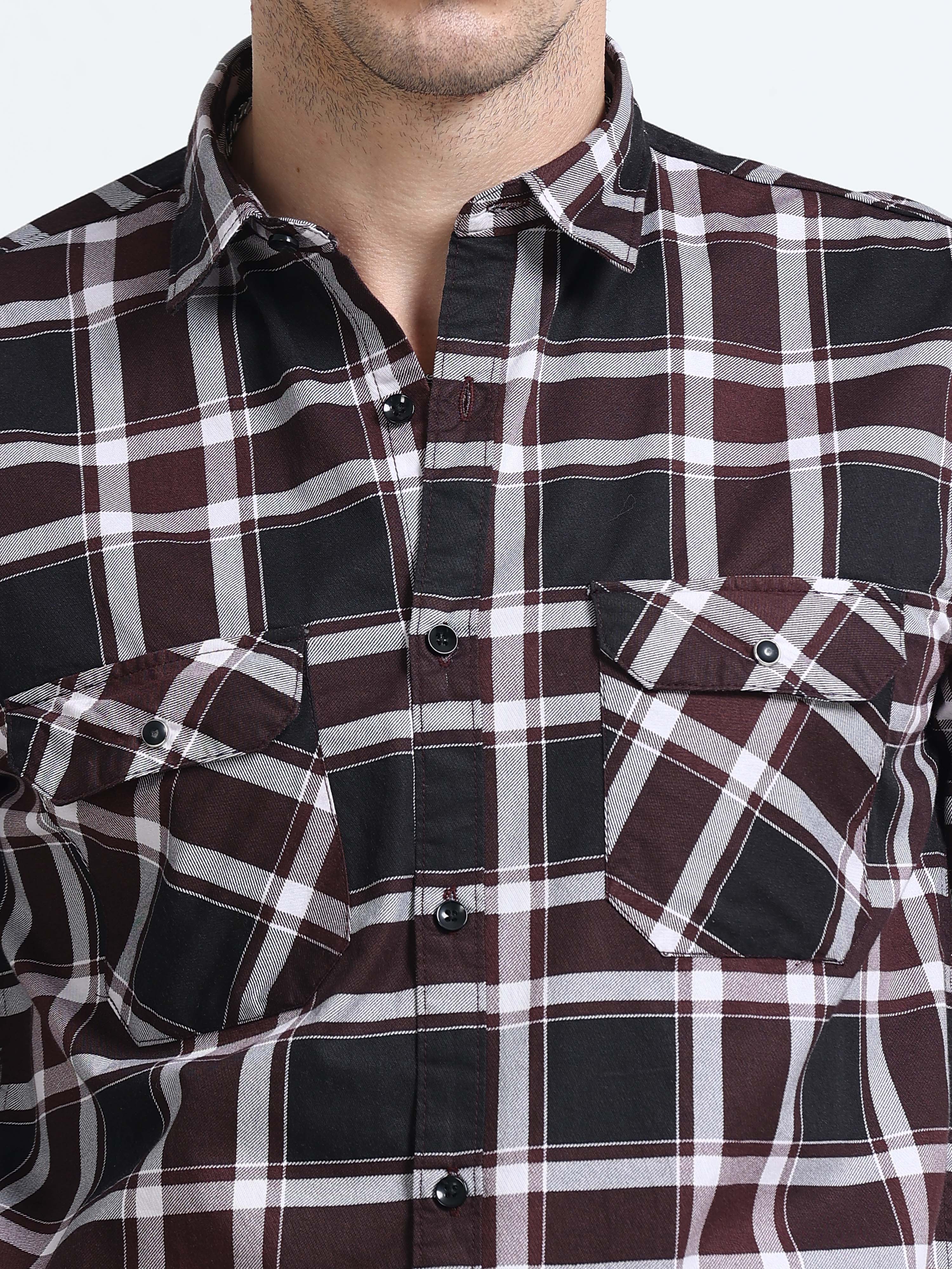 Men Premium Checkered Casual Shirt - Image 5