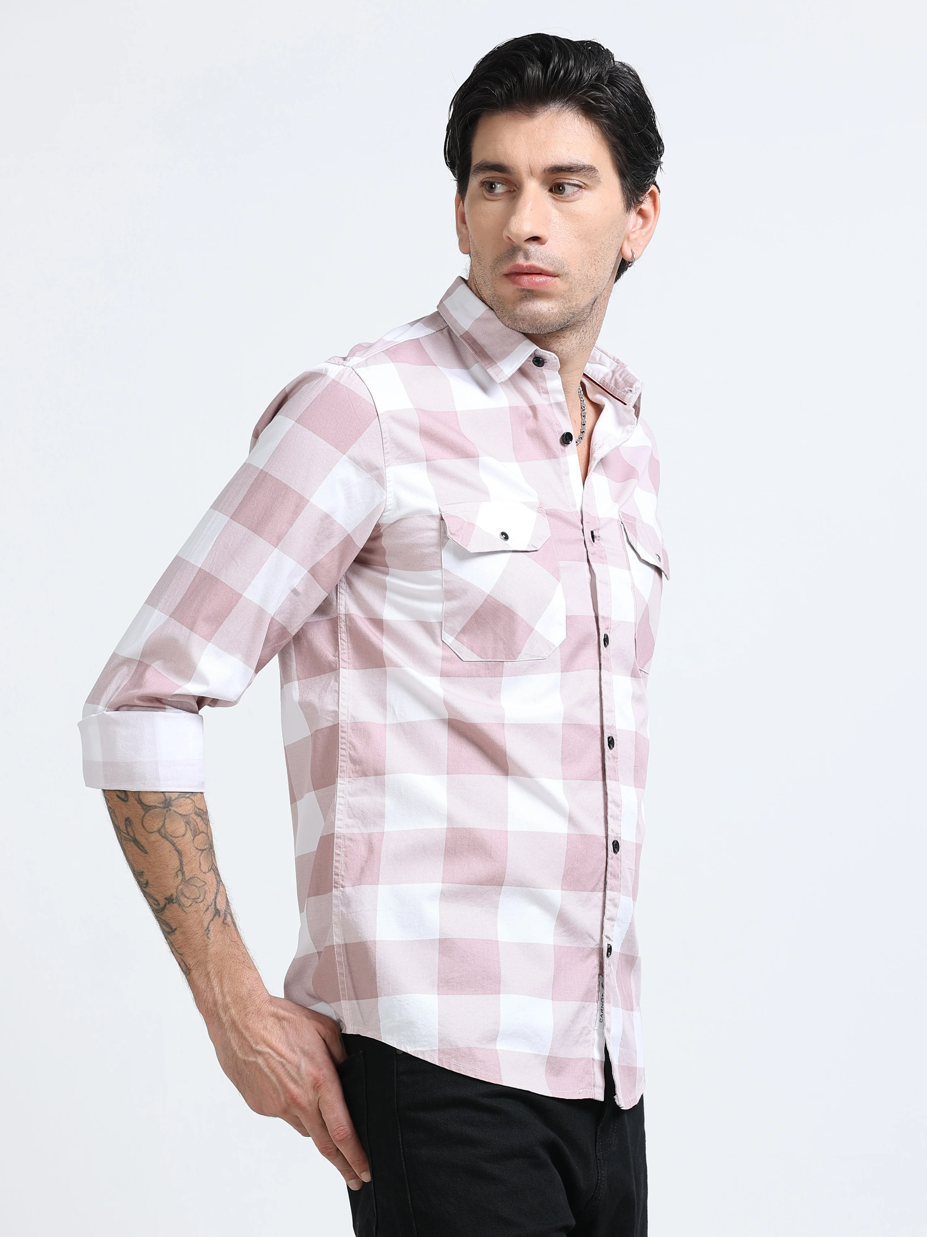 Men Premium Checkered Casual Shirt - Image 2
