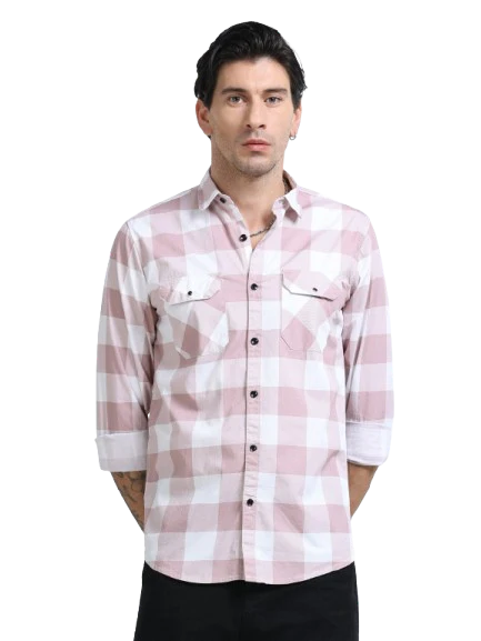 Men Premium Checkered Casual Shirt - Image 3