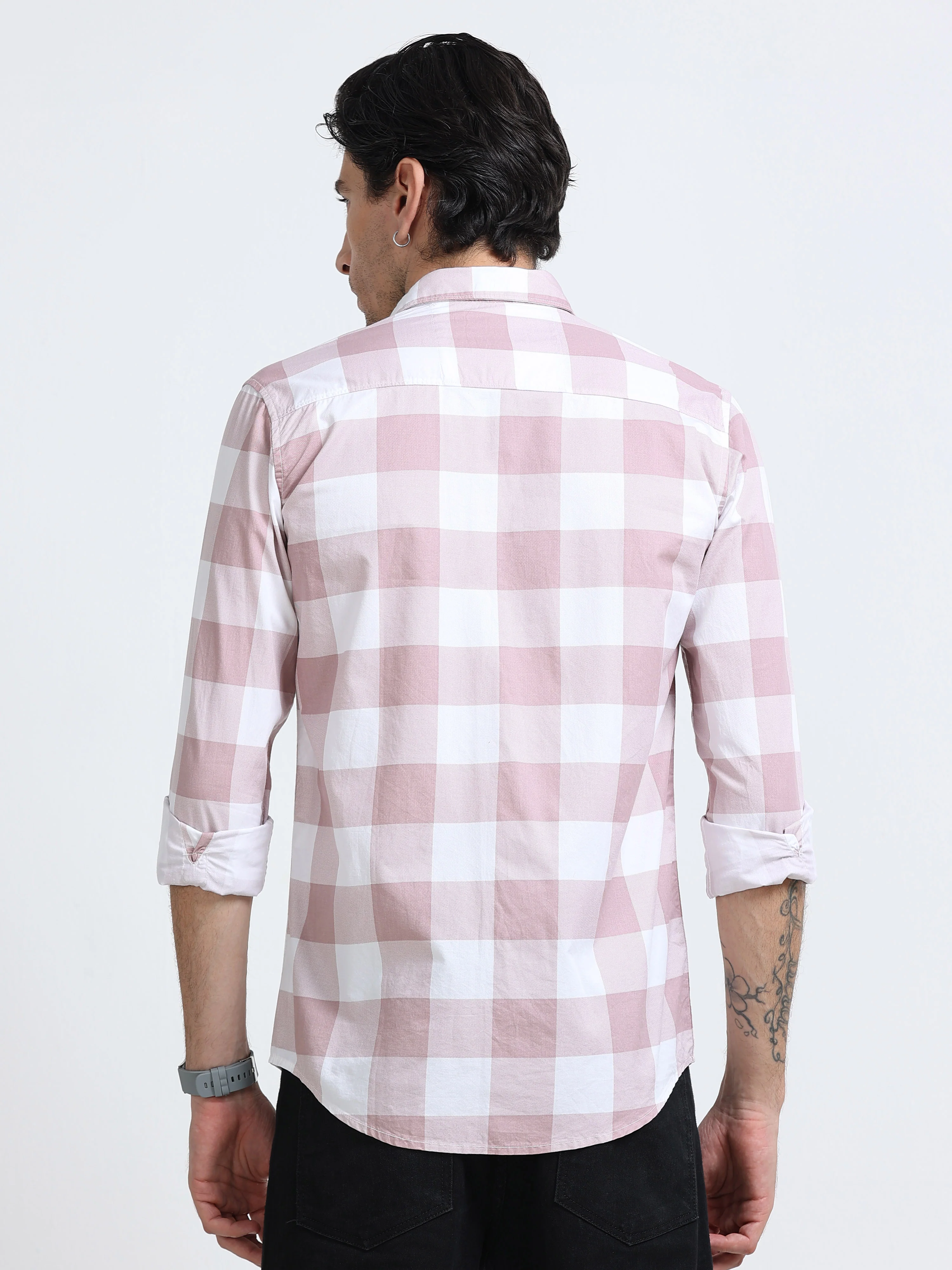 Men Premium Checkered Casual Shirt - Image 4