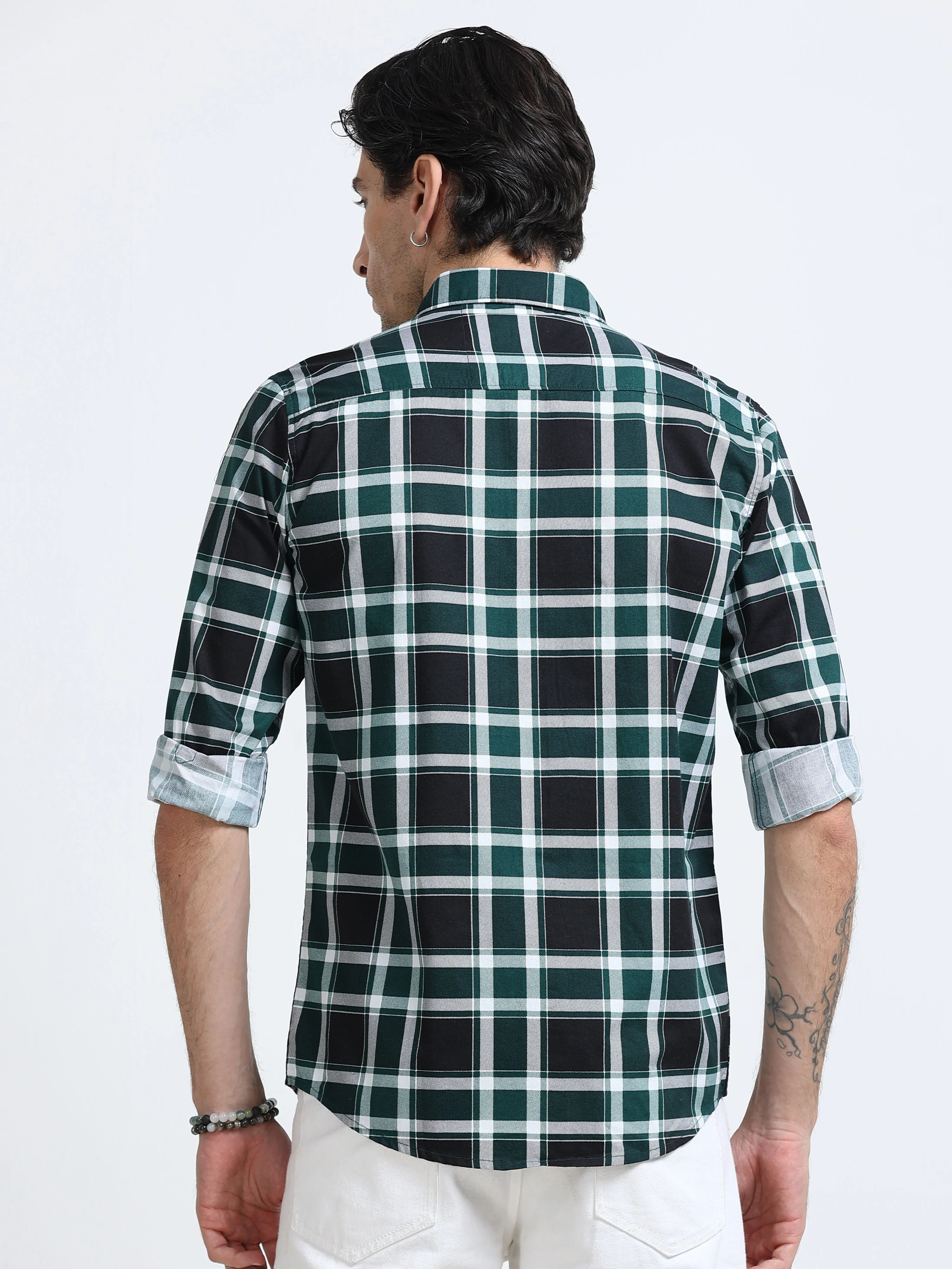 Men Premium Checkered Casual Shirt - Image 3