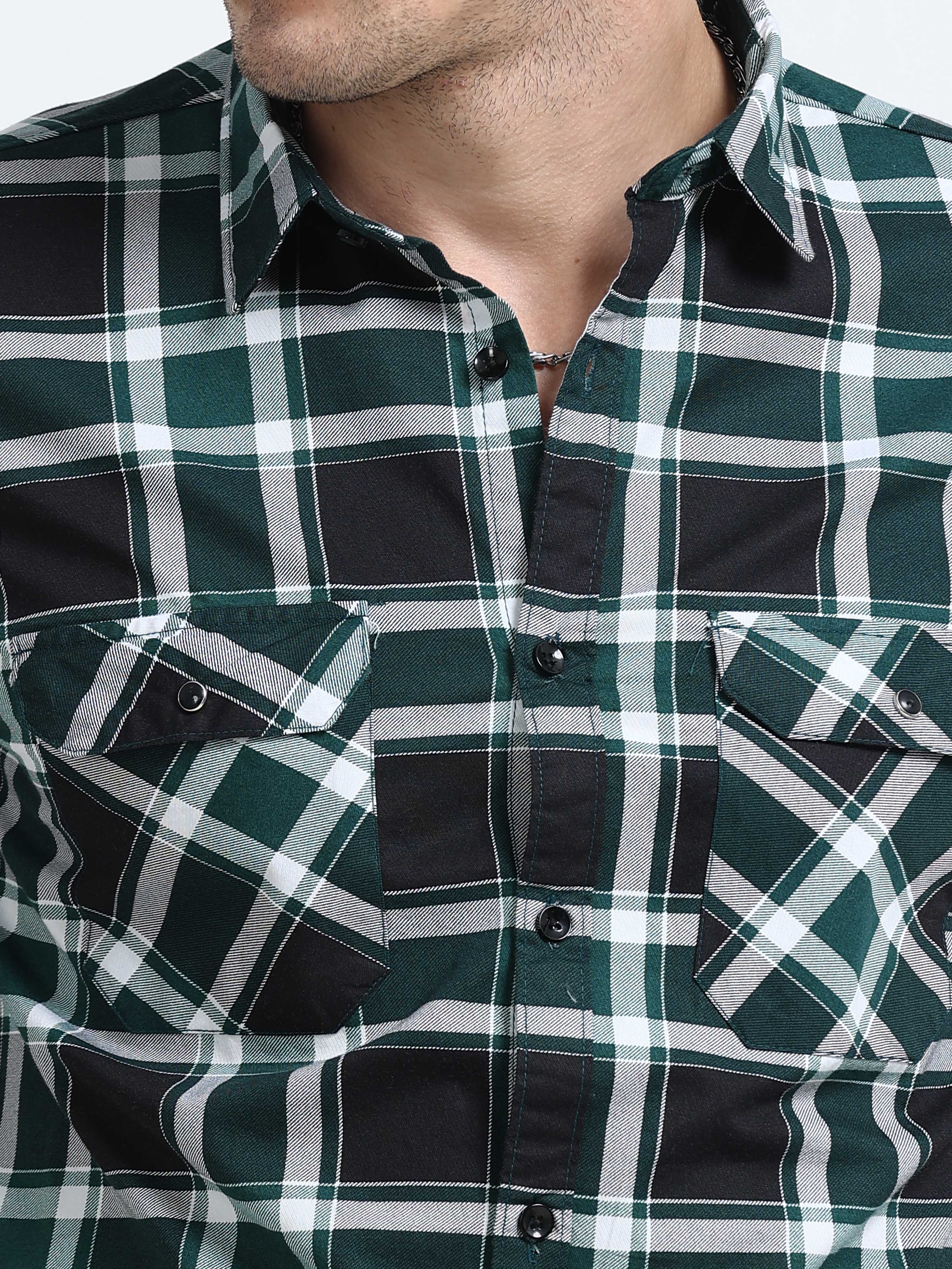 Men Premium Checkered Casual Shirt - Image 5