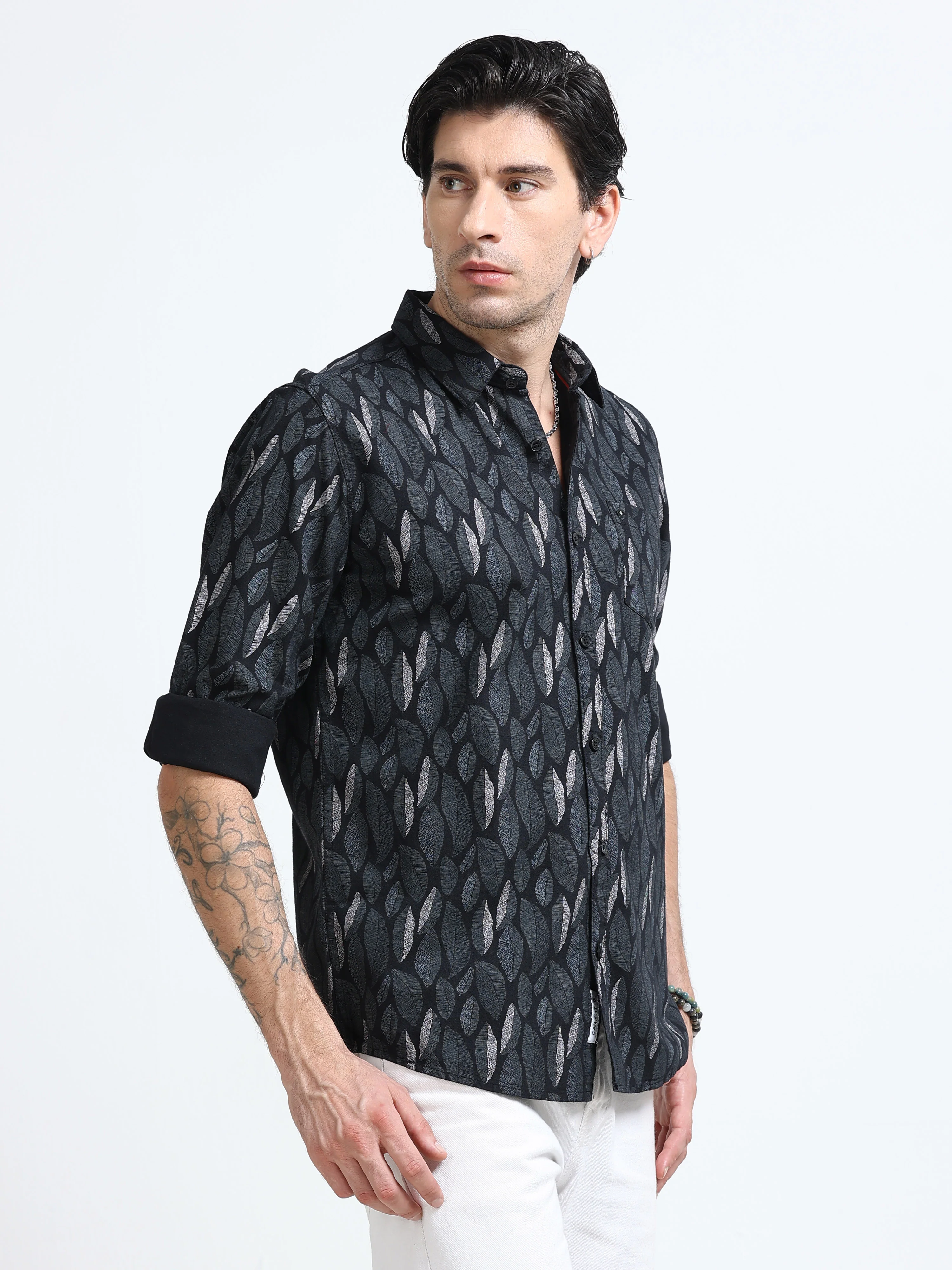Men Premium Printed Casual Shirt - Image 3
