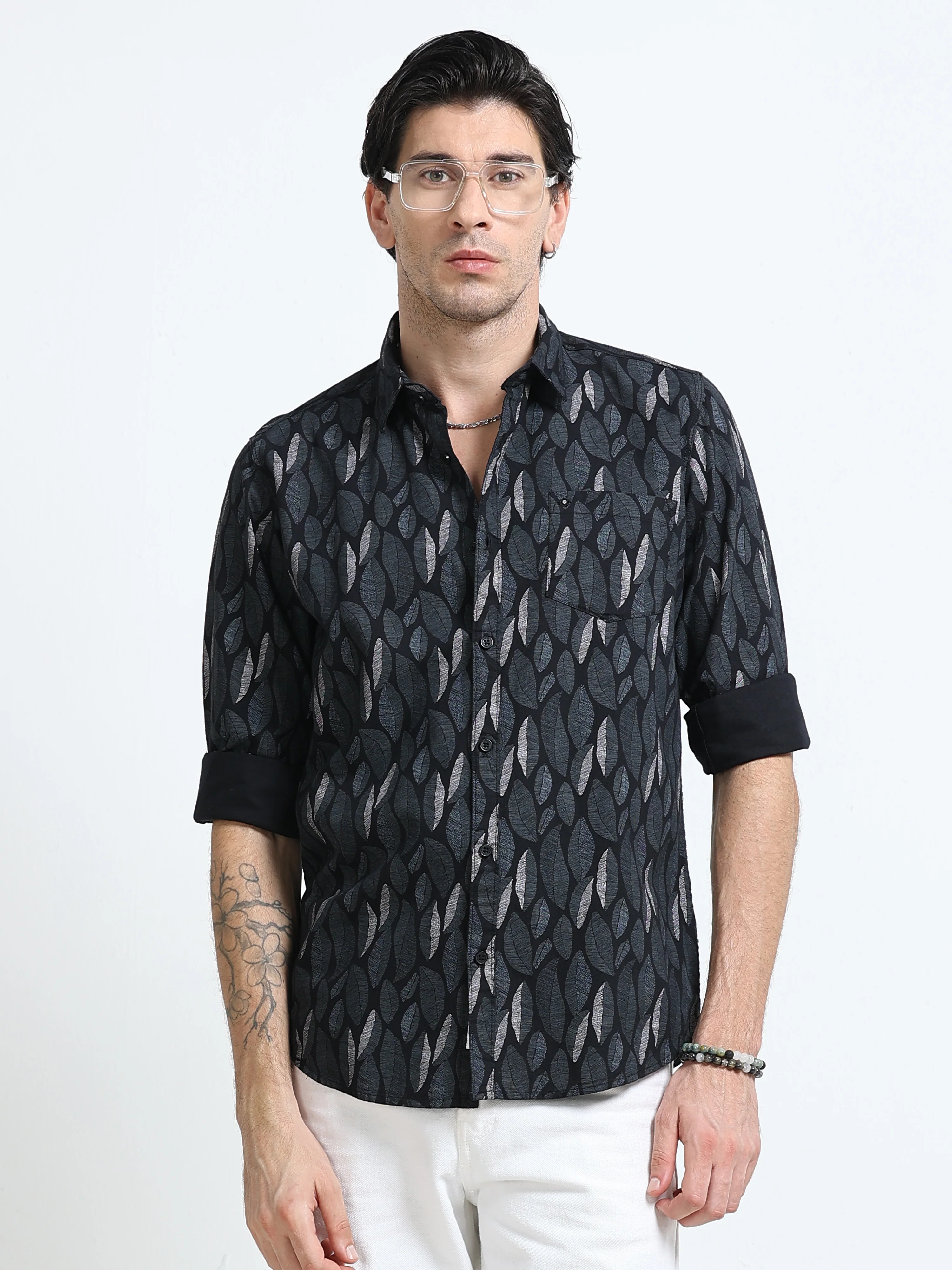 Men Premium Printed Casual Shirt - Image 5