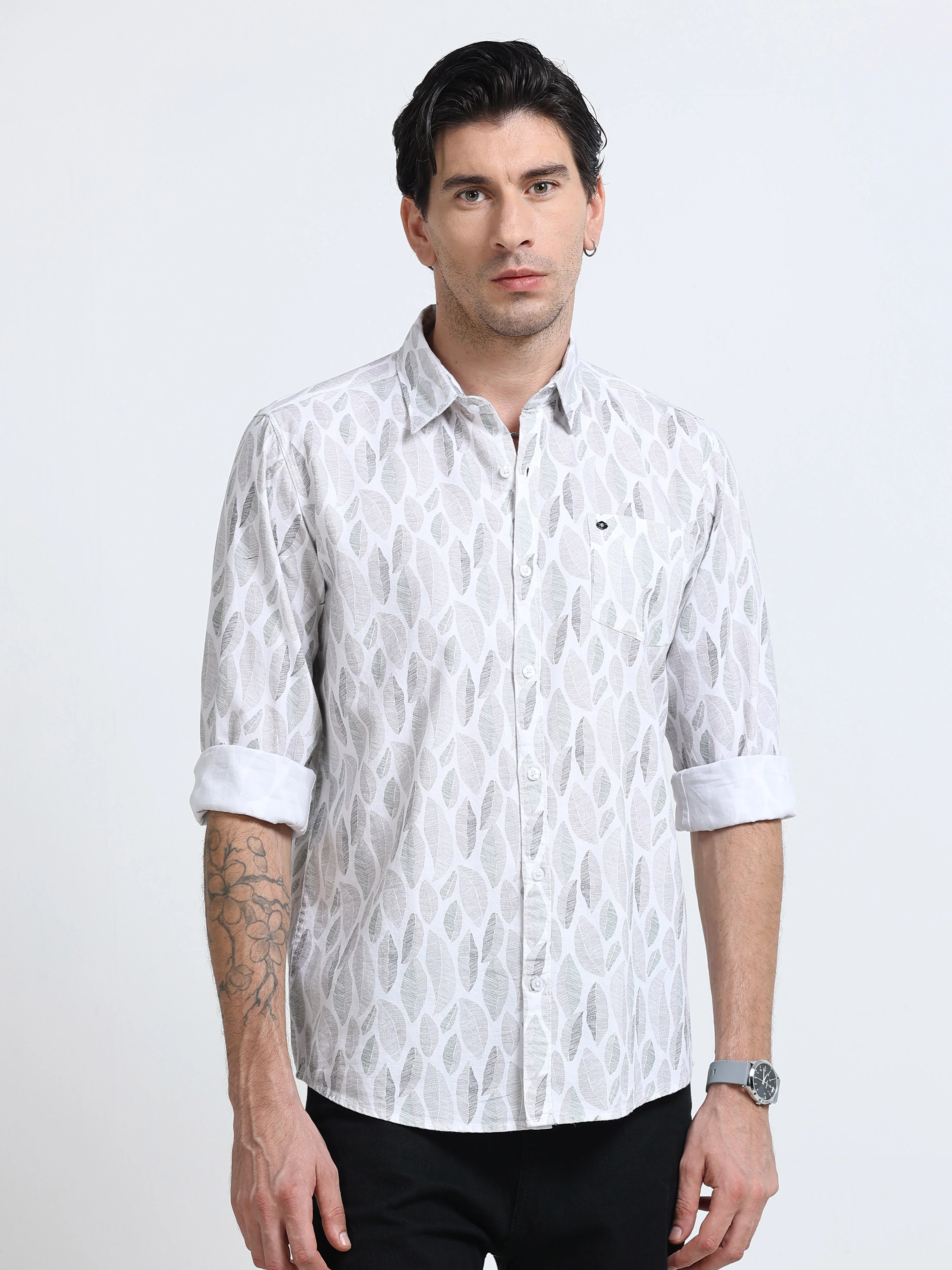 Men Premium Printed Casual Shirt - Image 3