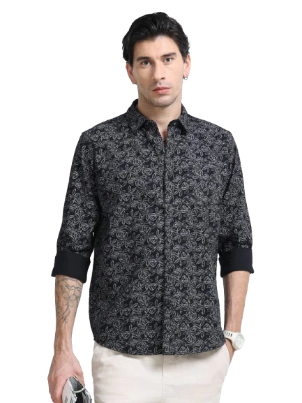 Men Premium Printed Casual Shirt
