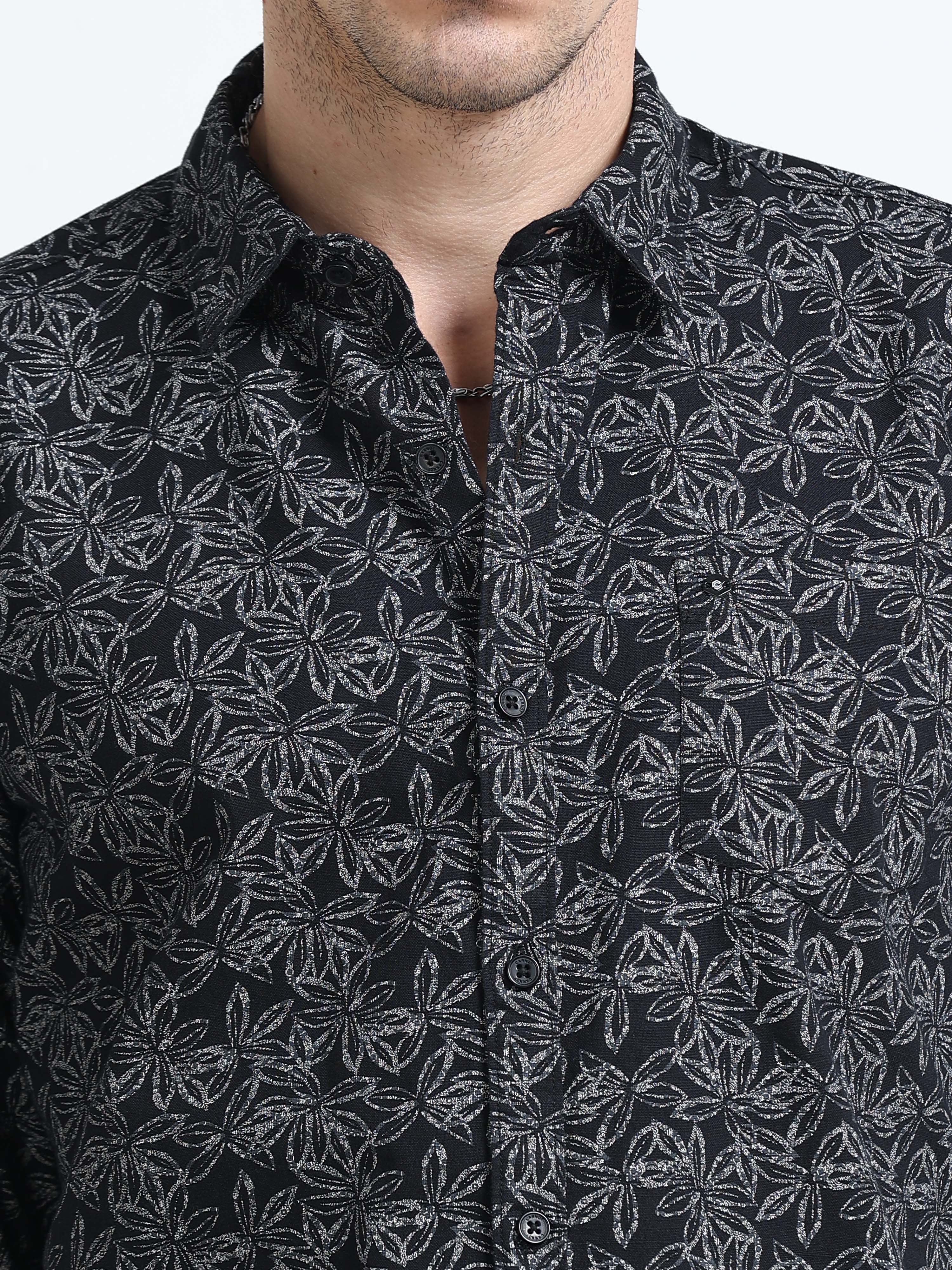 Men Premium Printed Casual Shirt - Image 4