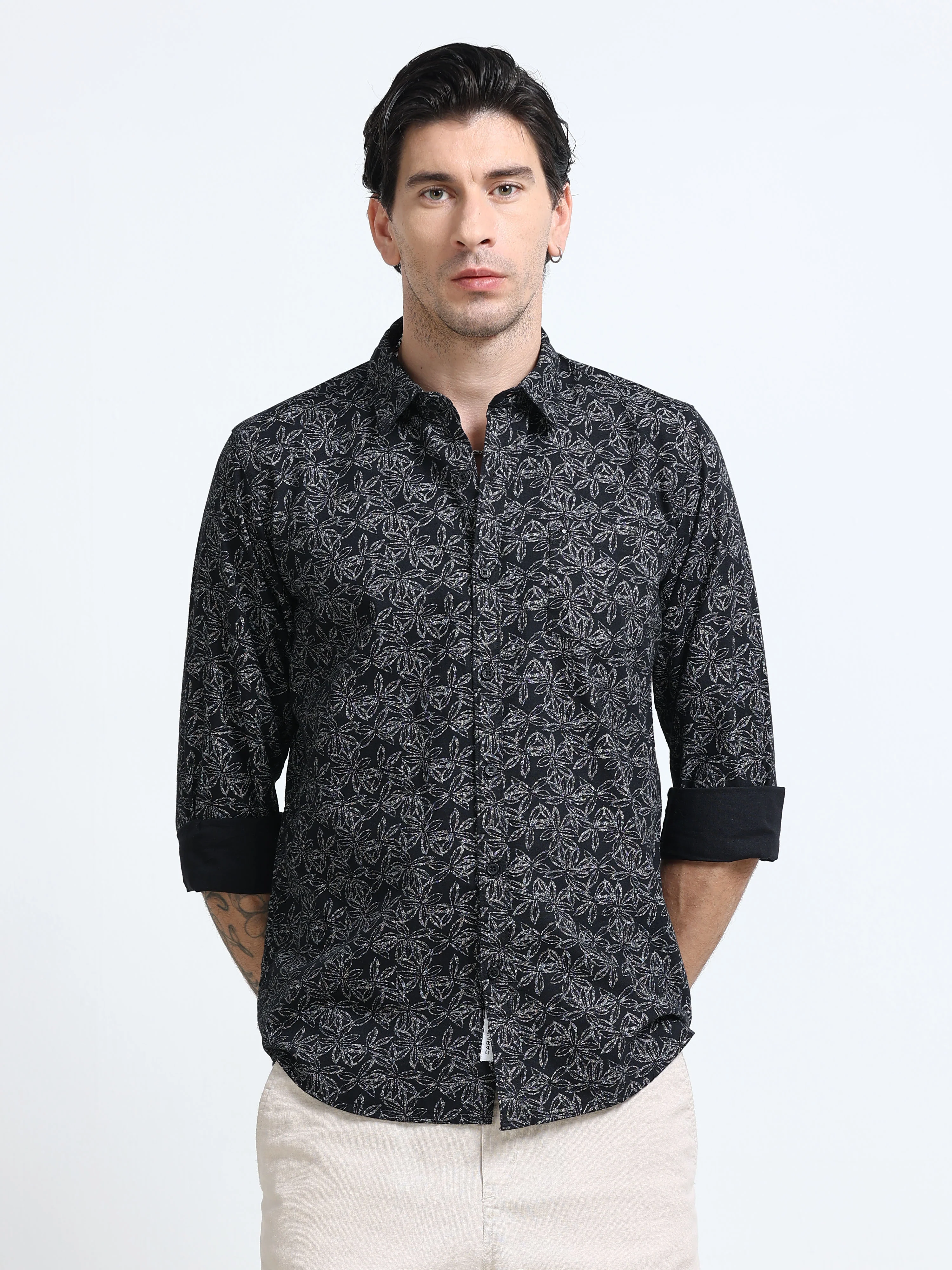 Men Premium Printed Casual Shirt - Image 5