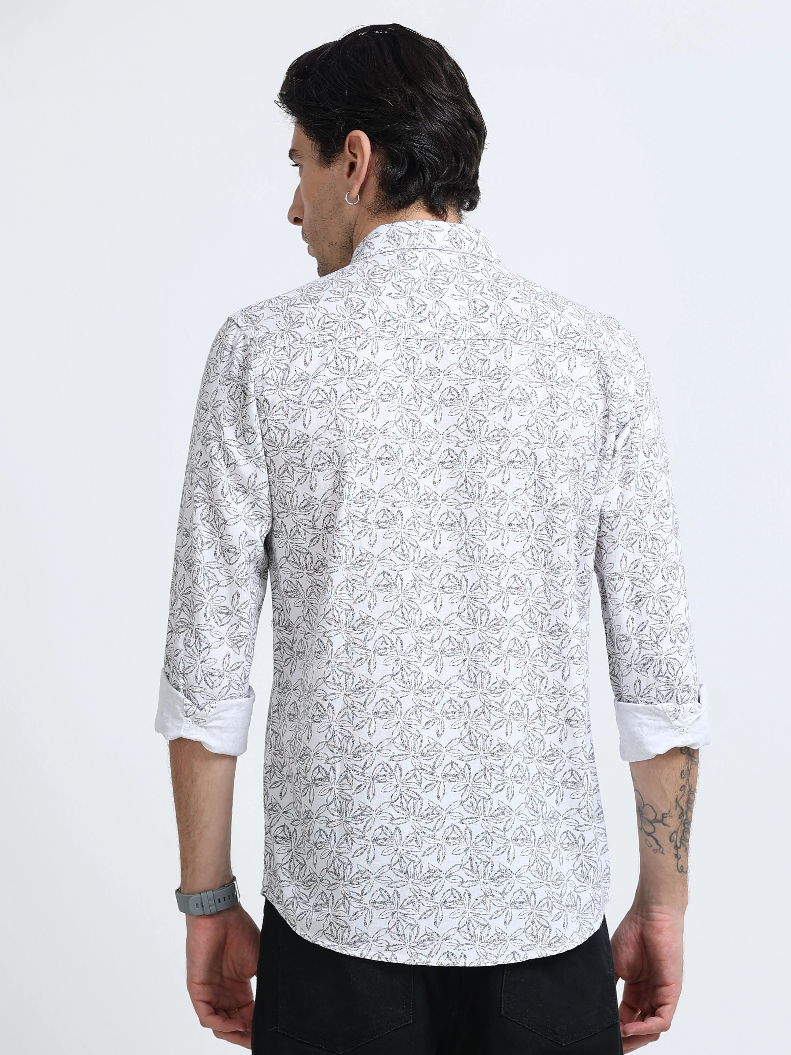 Men Premium Printed Casual Shirt - Image 2