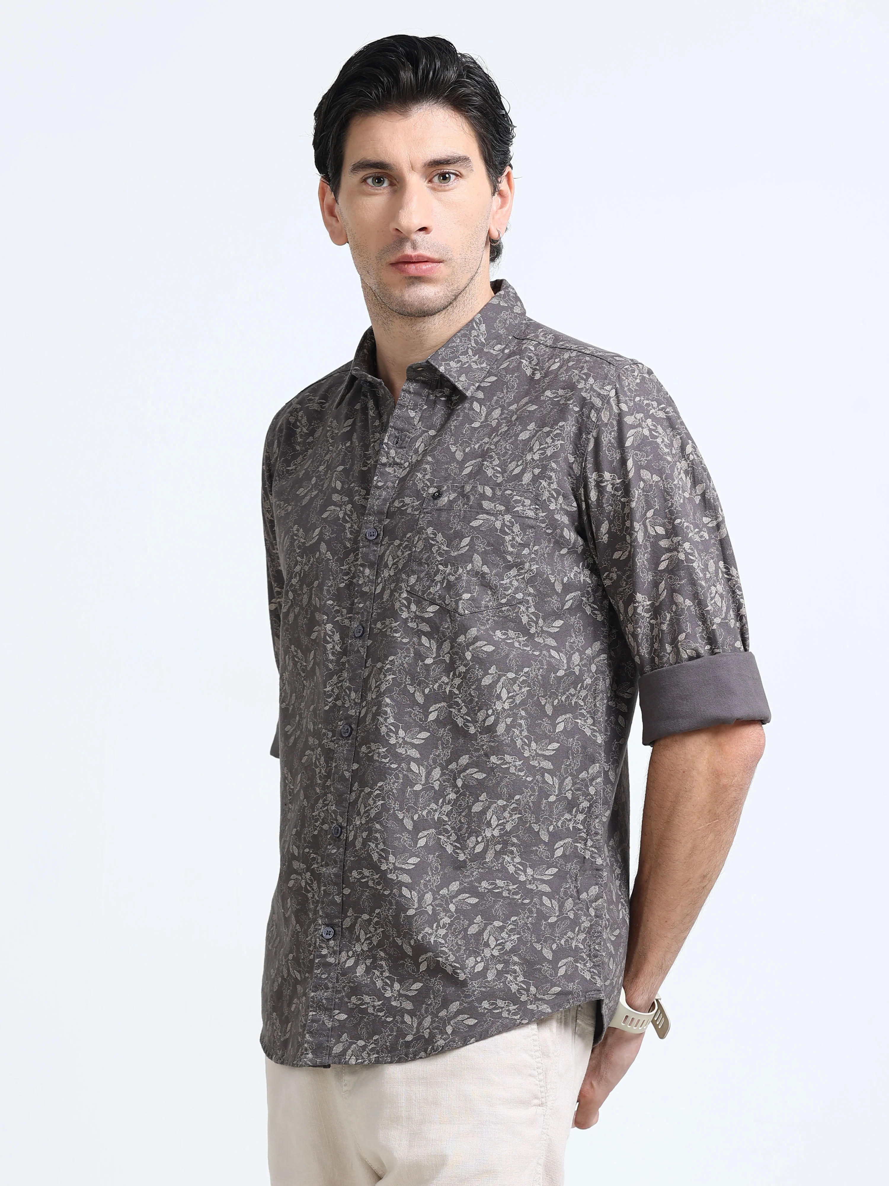 Men Premium Printed Casual Shirt - Image 4